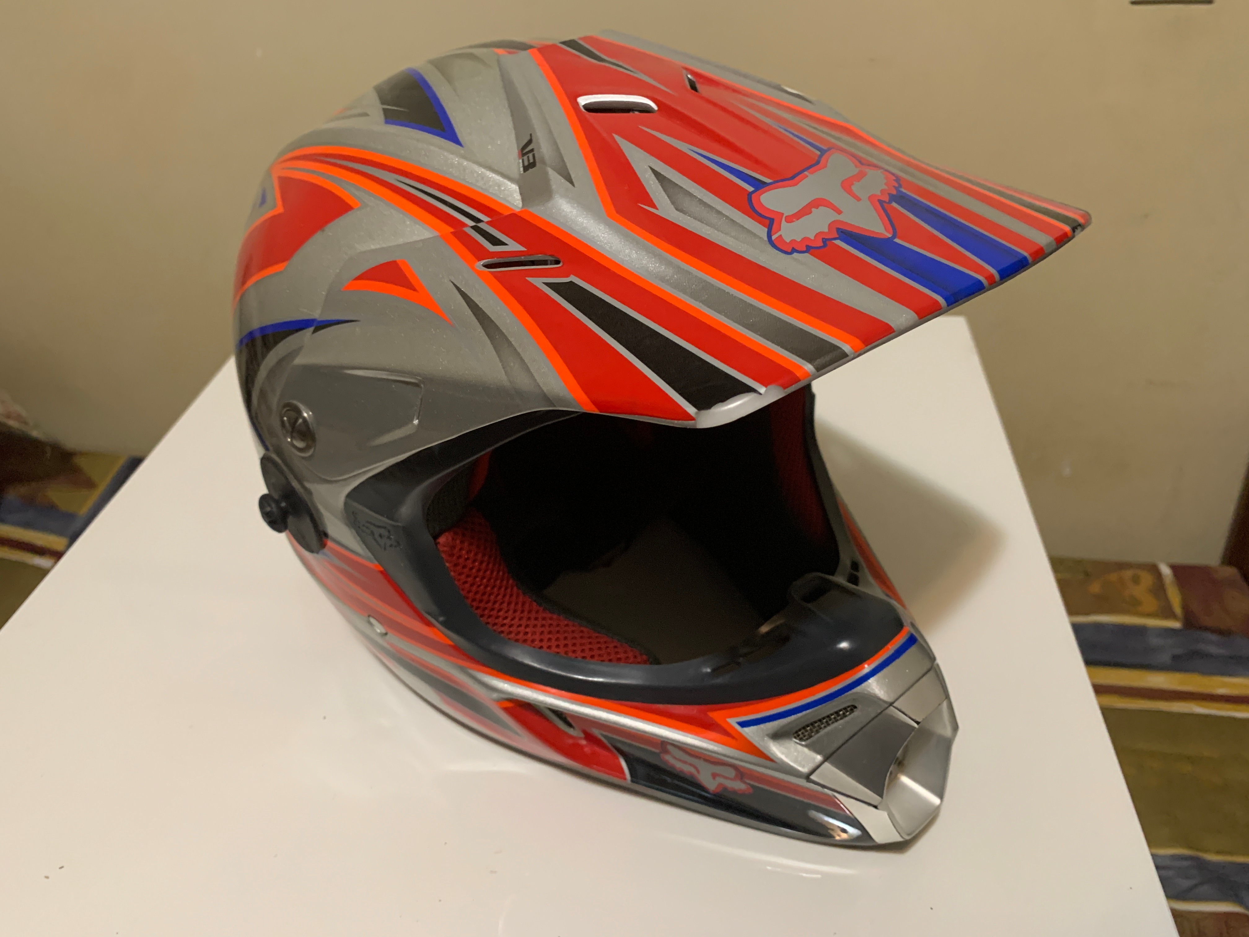 Fox Racing Helmet V3 Pilot Size Large M200 Snell approved helmet - photo 2