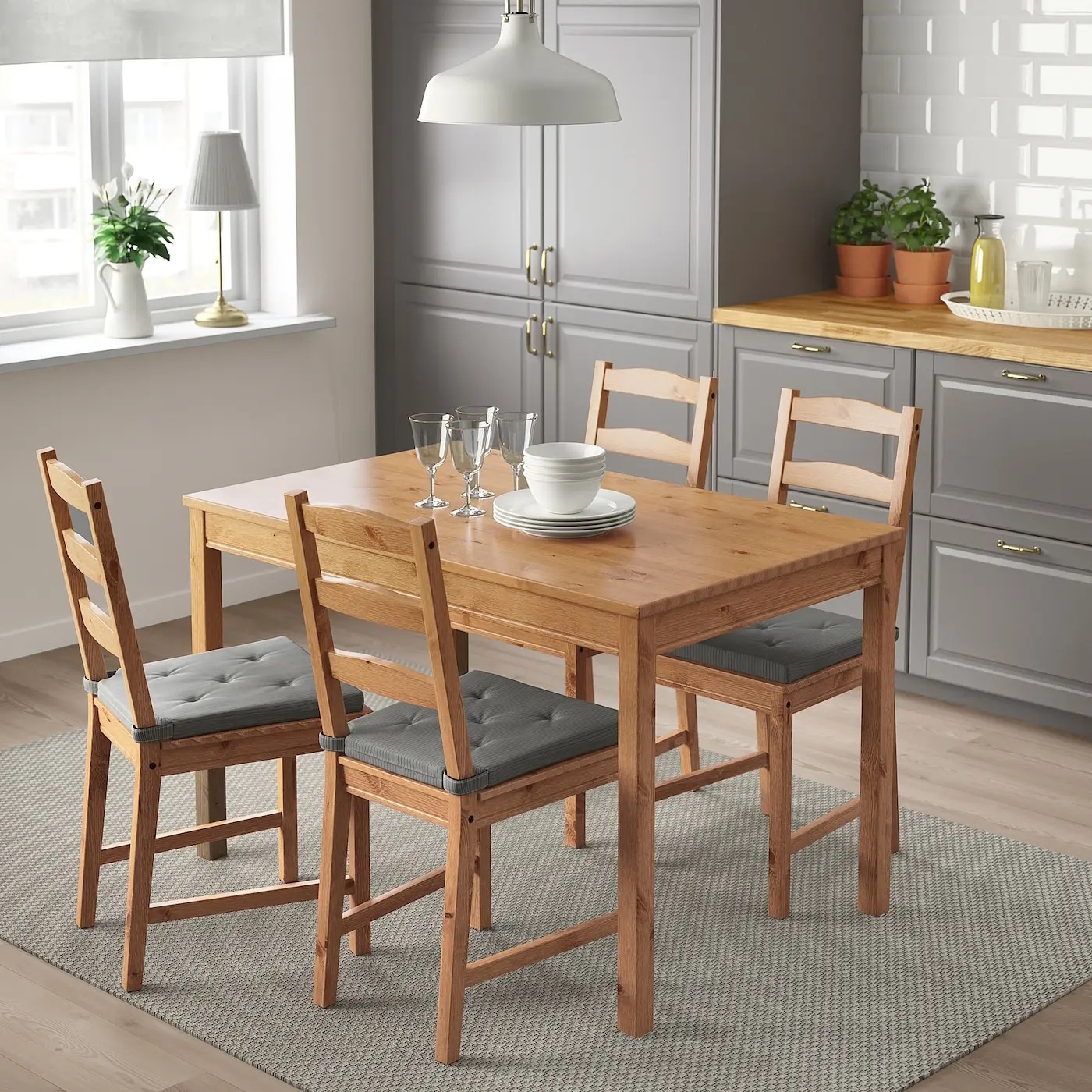 Ikea Jokkmokk Dining Table Set