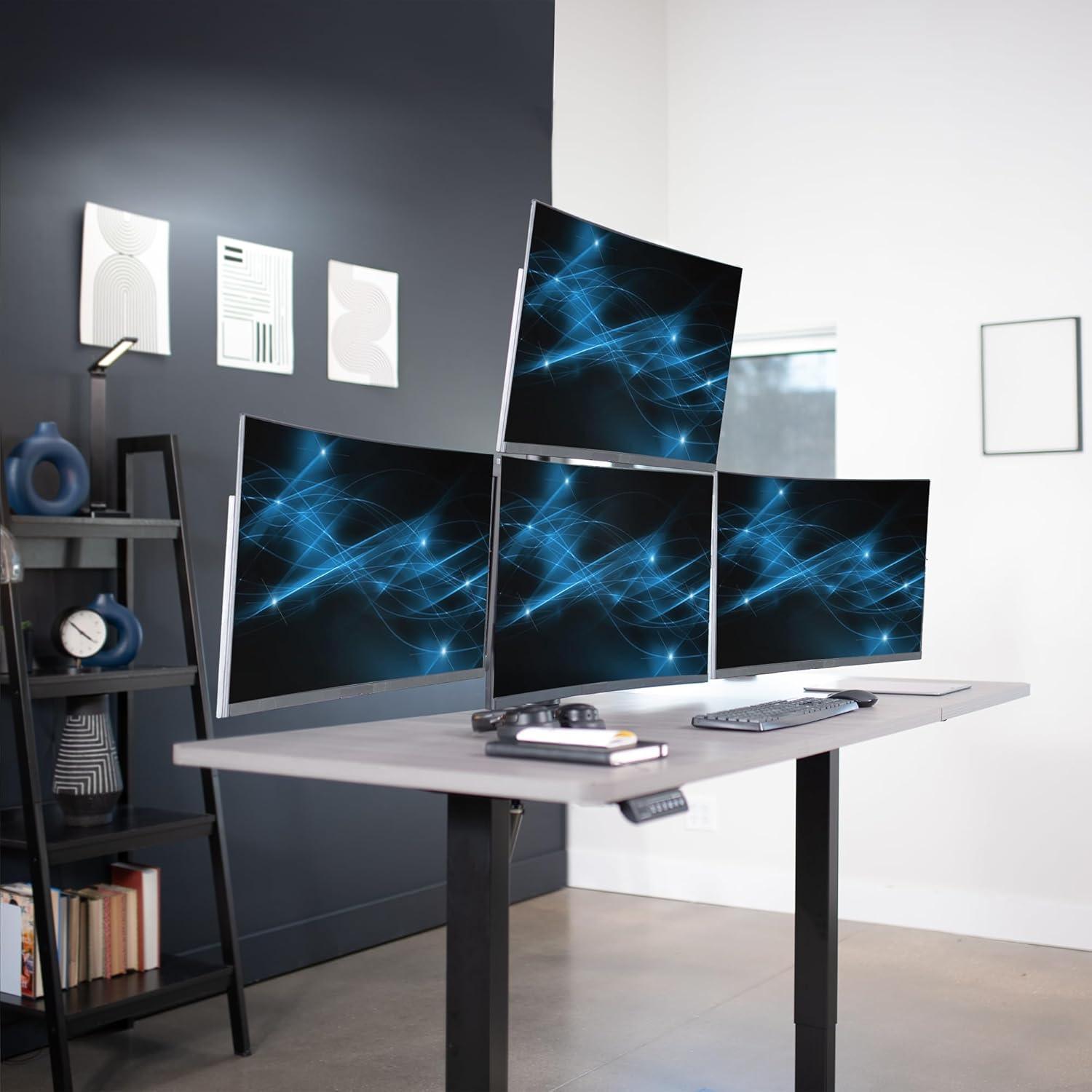 New VIVO Steel Quad Computer Monitor Heavy Duty Desk Mount - photo 2