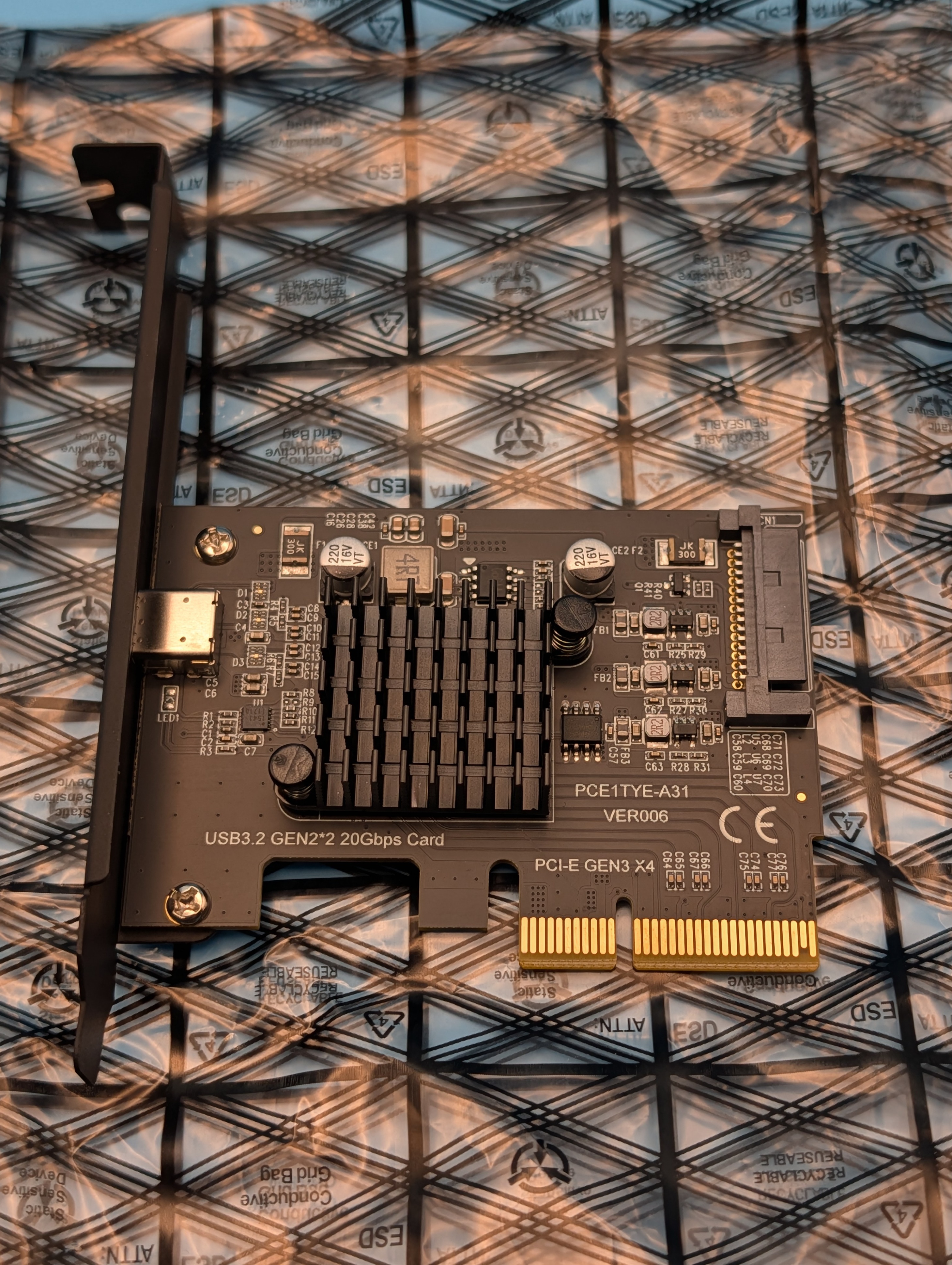 PCIE to USB 3.2 Expansion Card, 20Gbps 🏆 - photo 2