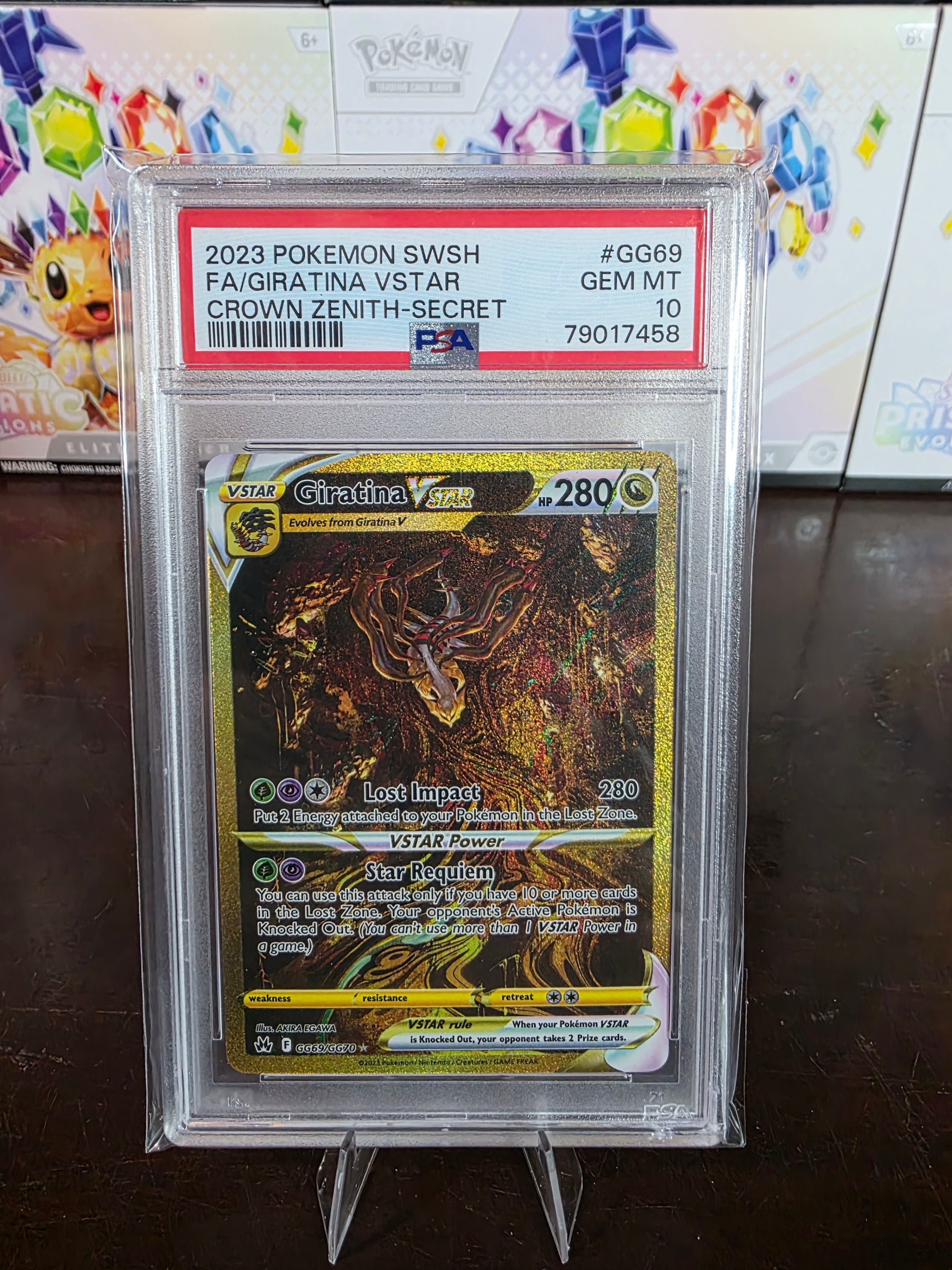 PSA 10 Crown Zenith Gold VSTAR Complete Set - photo 5
