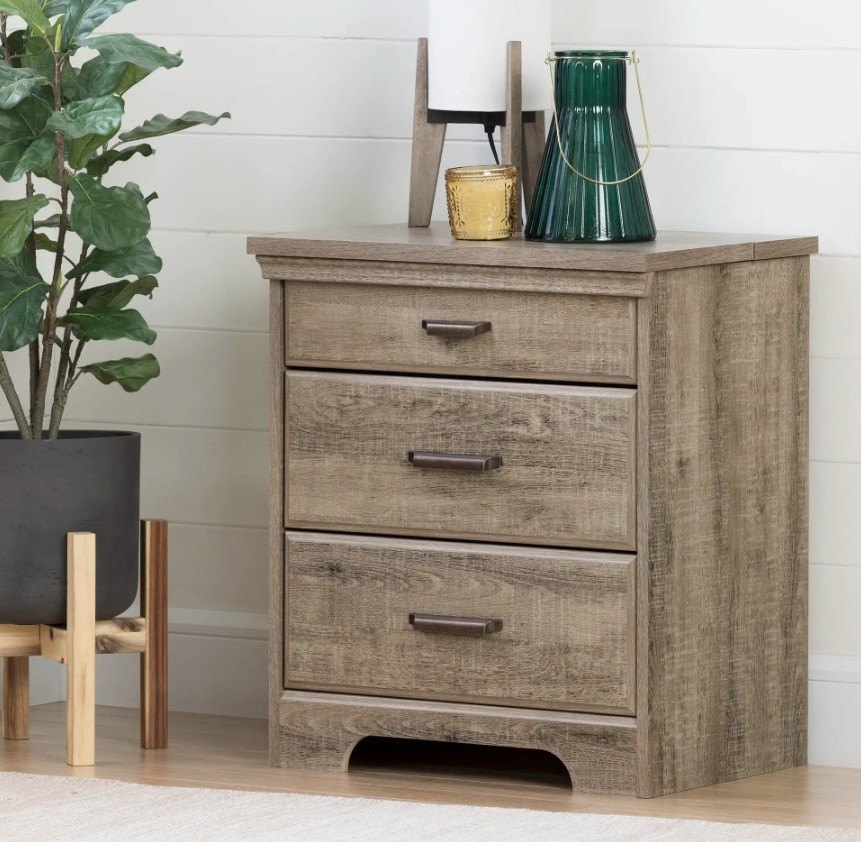 Two 3- drawer nightstands - photo 2