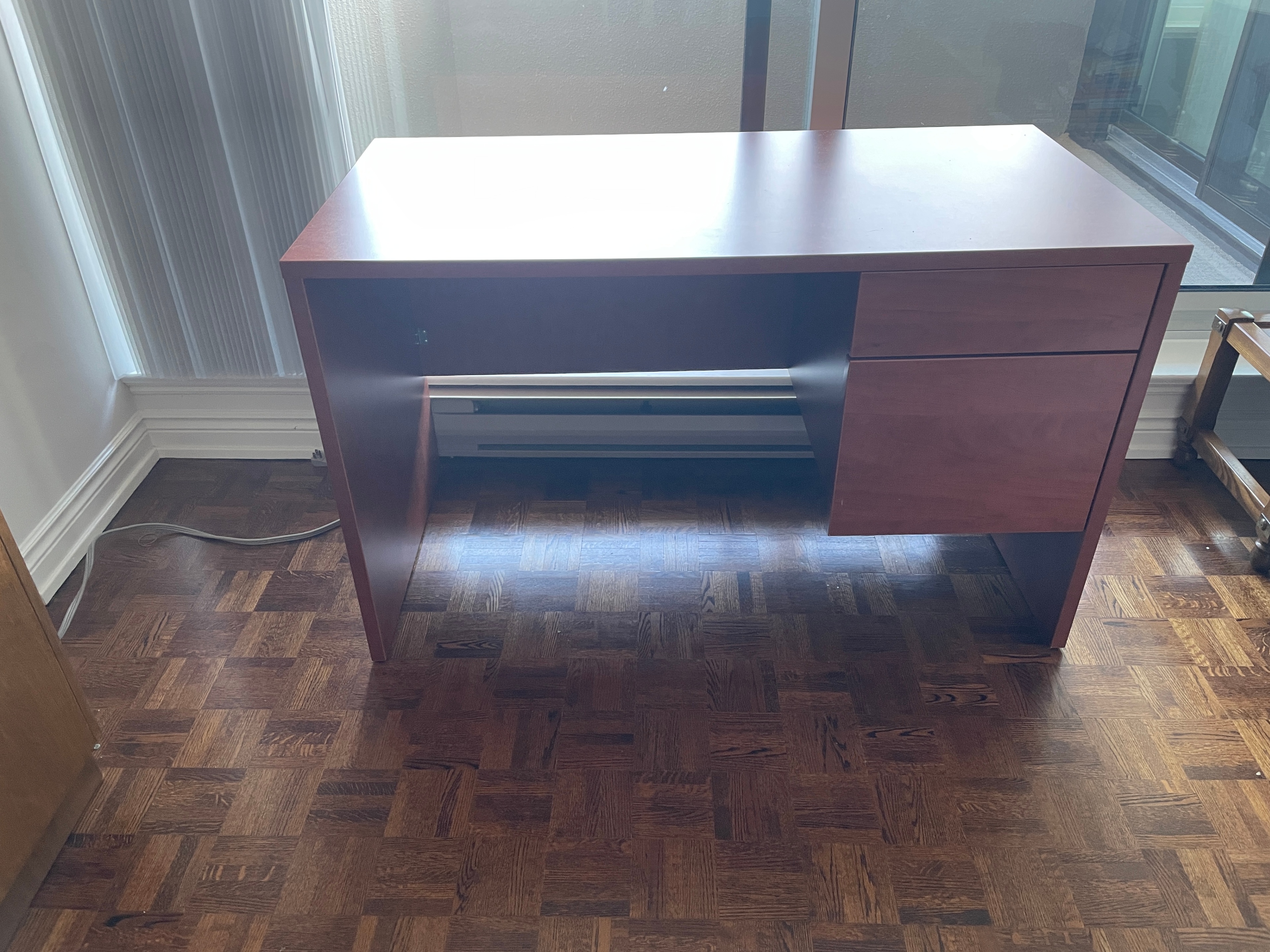 Assorted Mid-Century Furniture – Wall Unit, Desk, Lamps, Tables - photo 3
