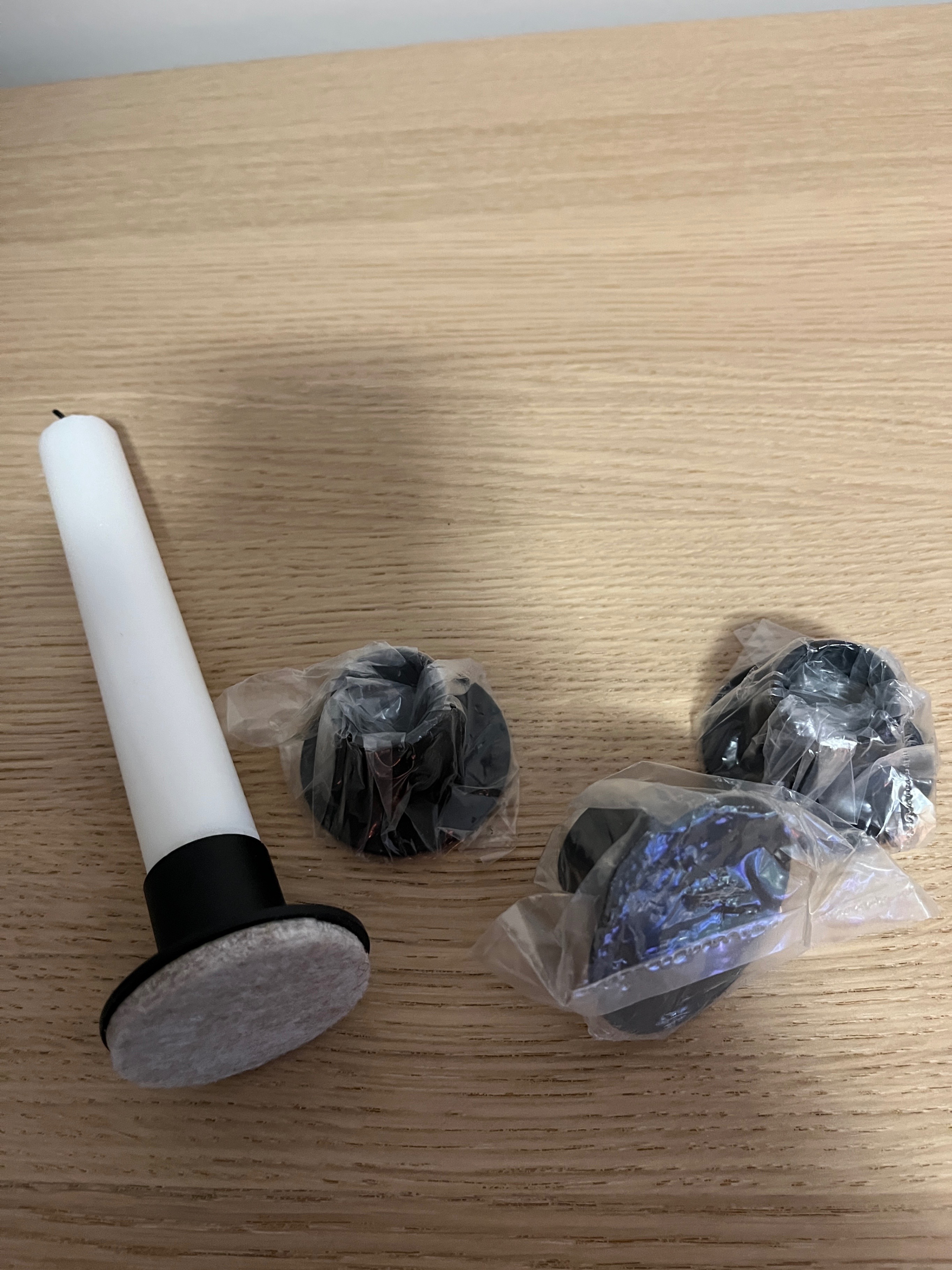4 Candle holder bases (For craft project) - photo 2