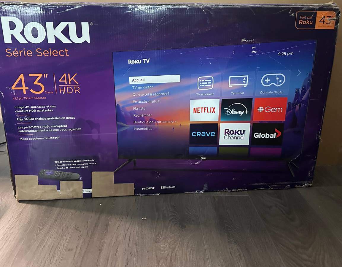 Roku Select Series 43-inch 4K UHD HDR LED Roku Smart TV - photo 3