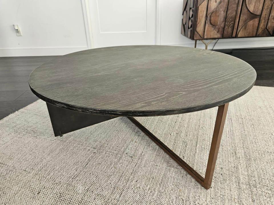 West Elm Wood Round Coffee Table (46") - photo 3