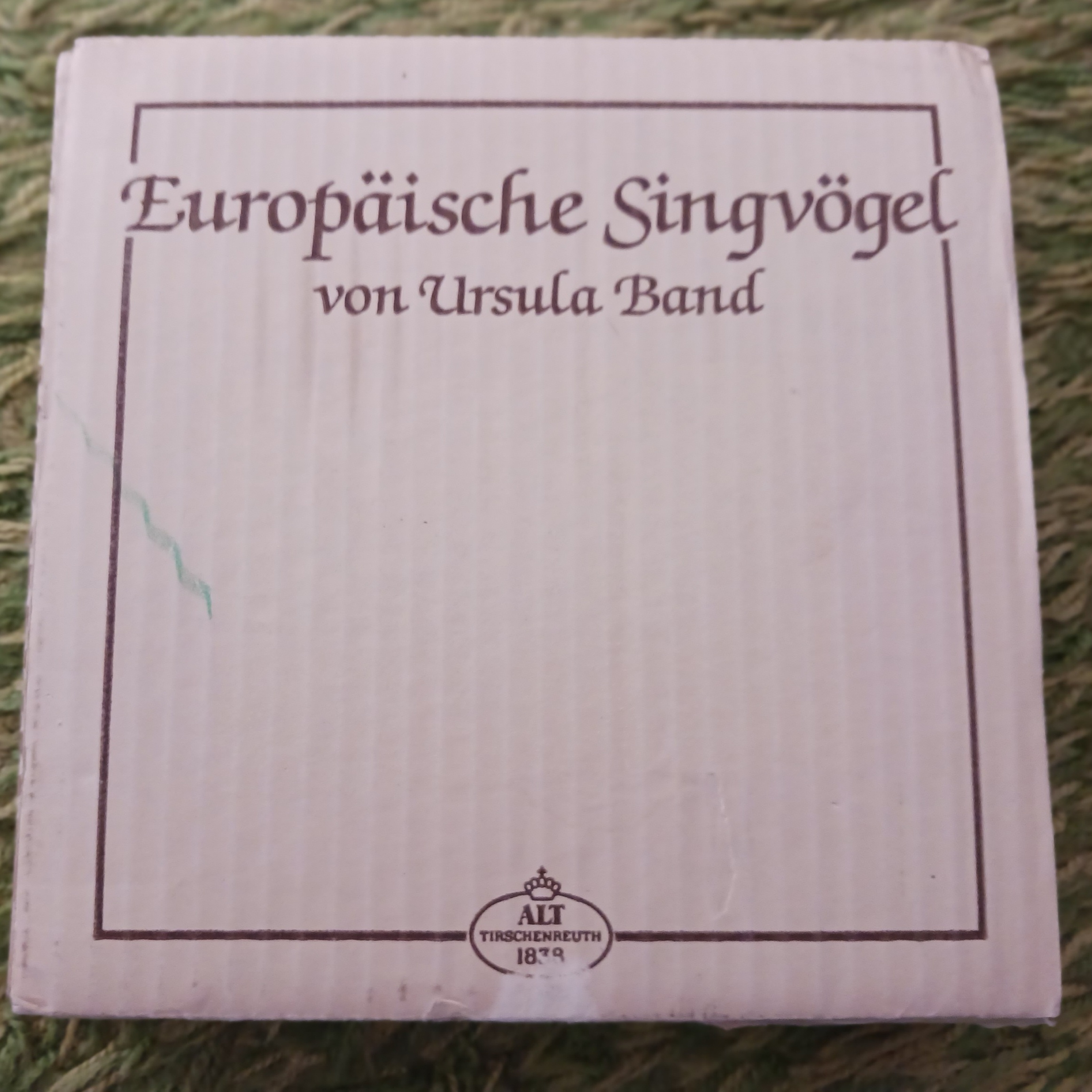Fine Decorative Songbirds of Europe Plate By Ursula Band-WWF