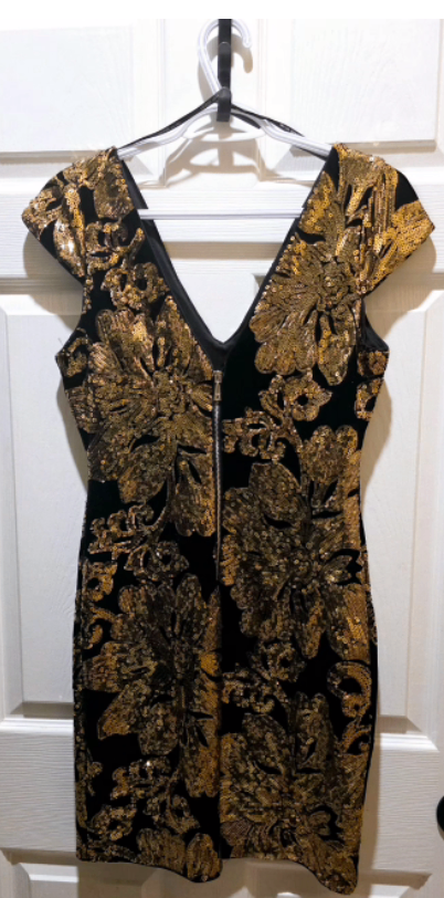 Black and Gold GUESS Dress - photo 2