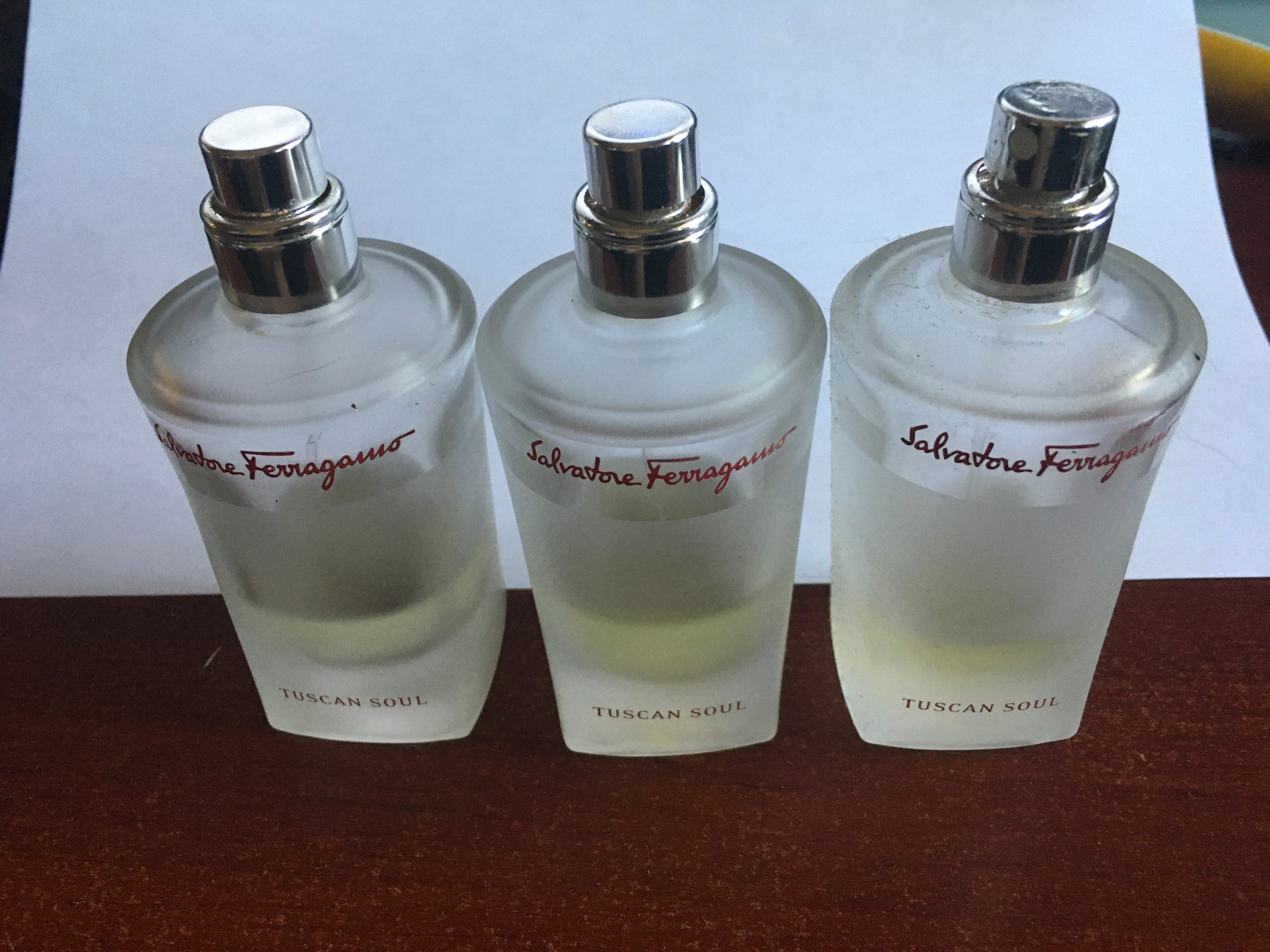 Salvatore Ferragamo Tuscan Soul Empty bottles only