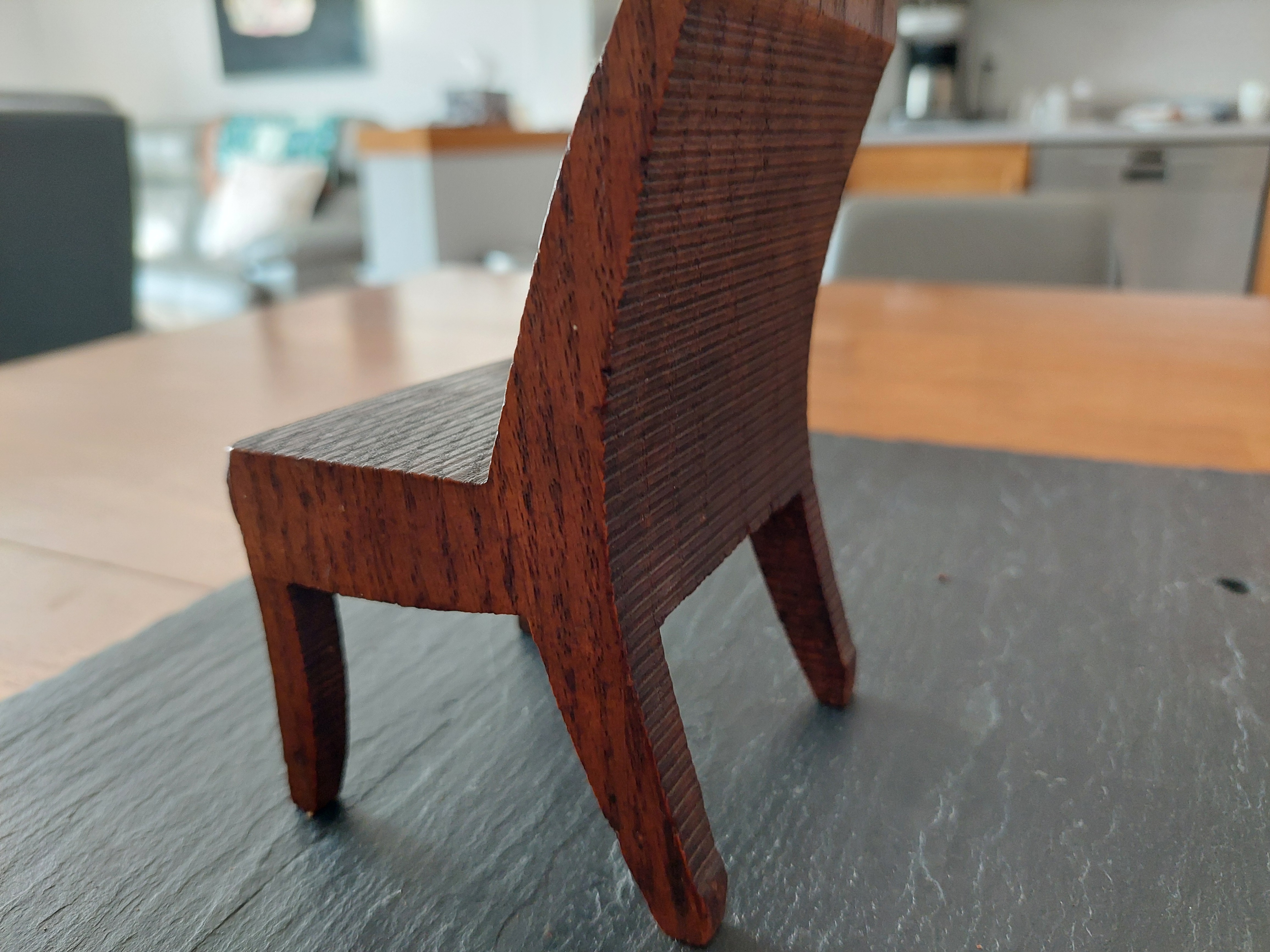 Miniature Wooden Chair - Salesman Sample