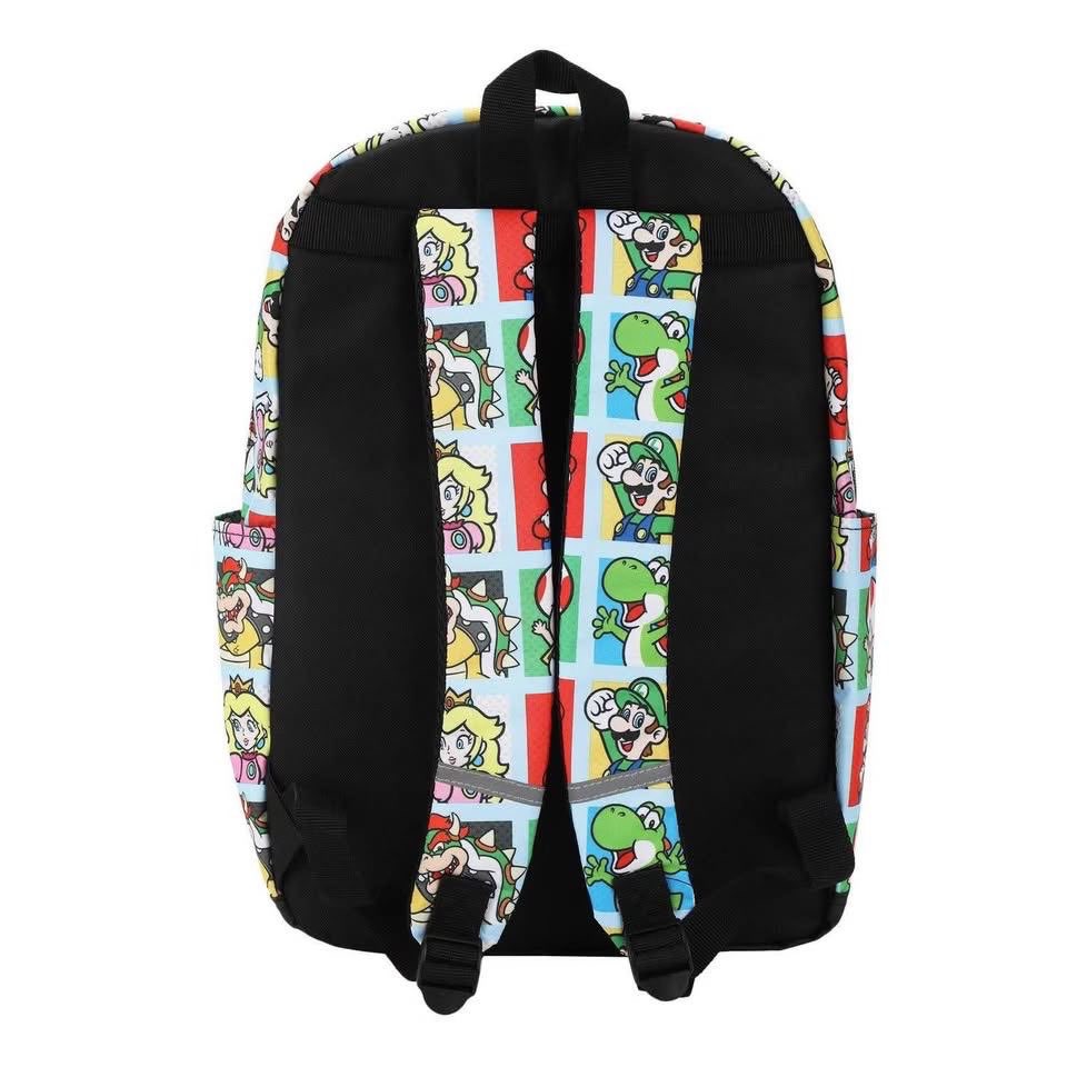 BRAND NEW youth kids boy girl nintendo super mario 17in backpack - photo 4