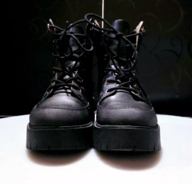 COACH Signature Black Combat Boots - photo 5