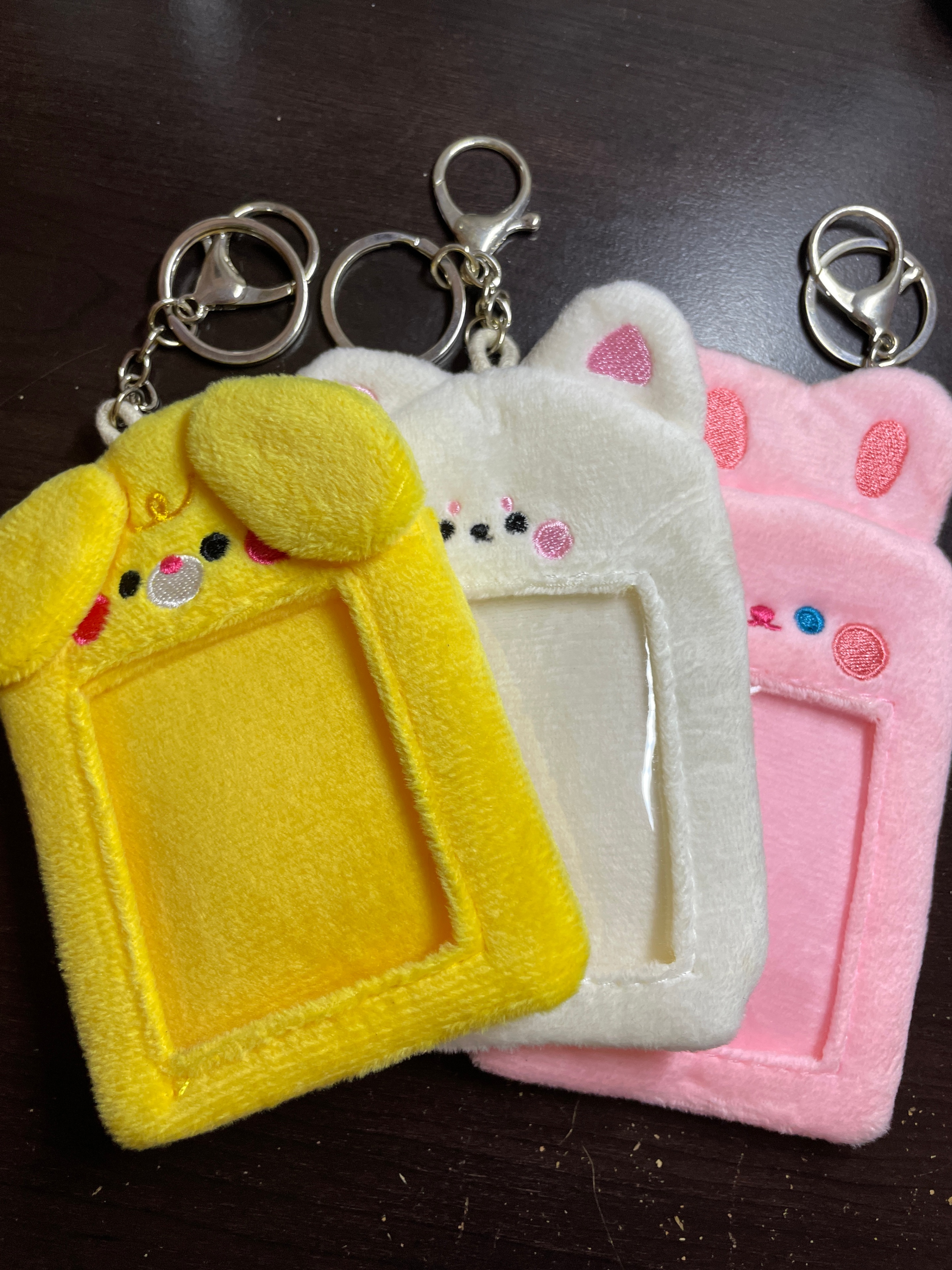 [Set of 3] Animal Photocard Holders Kpop