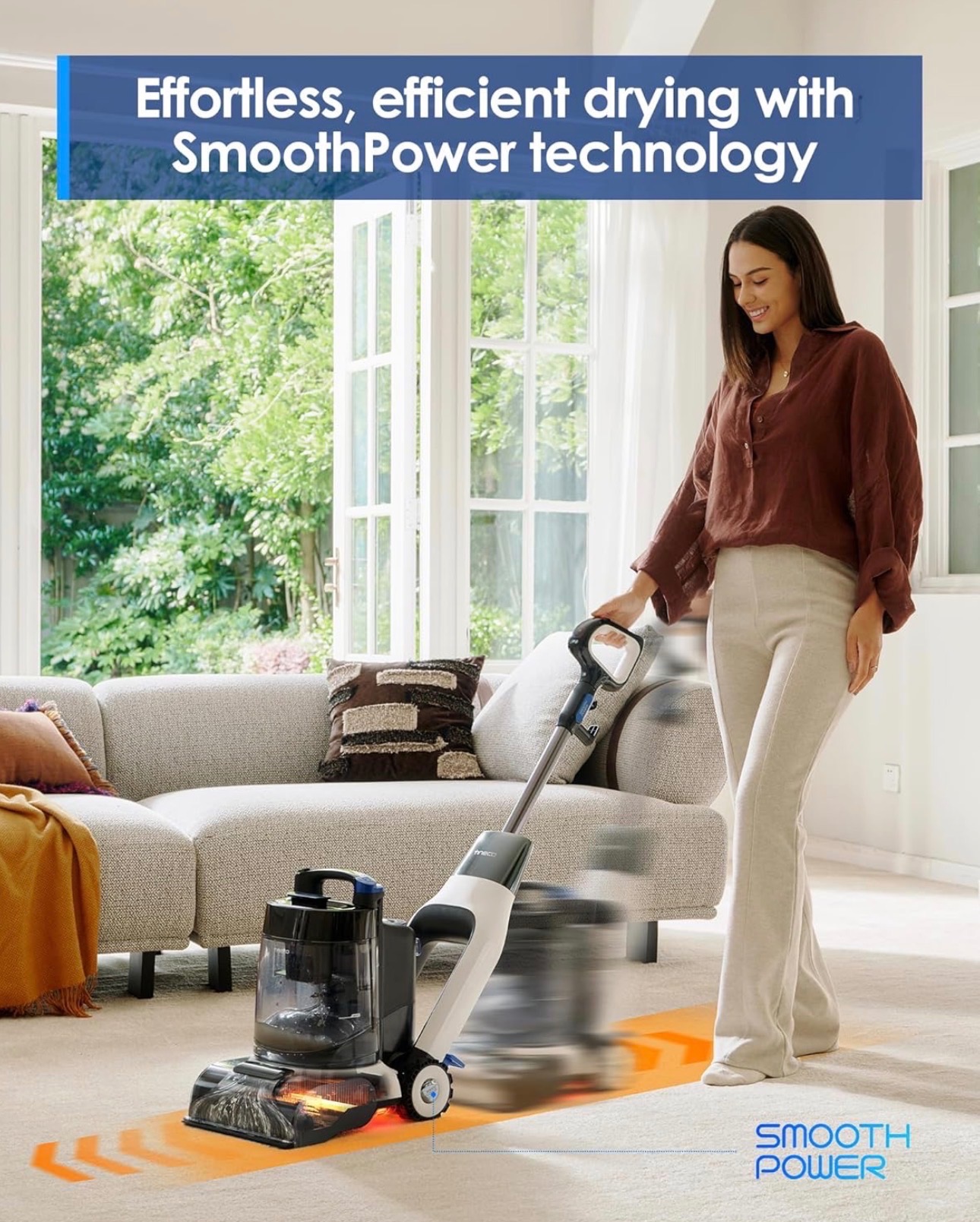 Smart & Deep Carpet Cleaner Self-Cleaning/167°F PowerDry