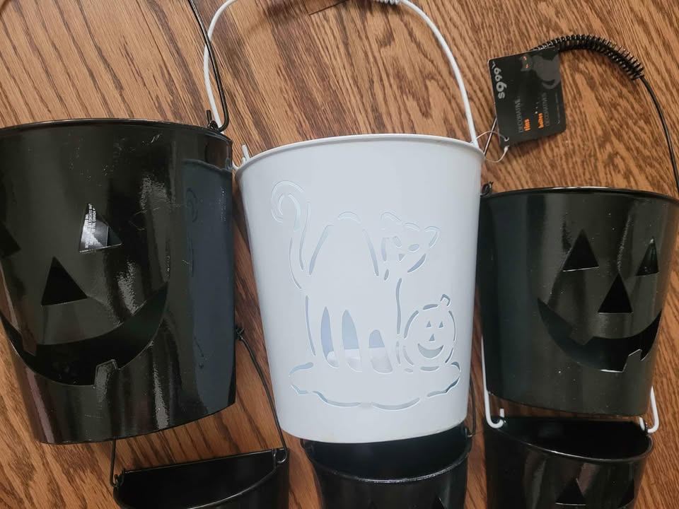 Halloween Decorative Buckets - Set of 6 - photo 5