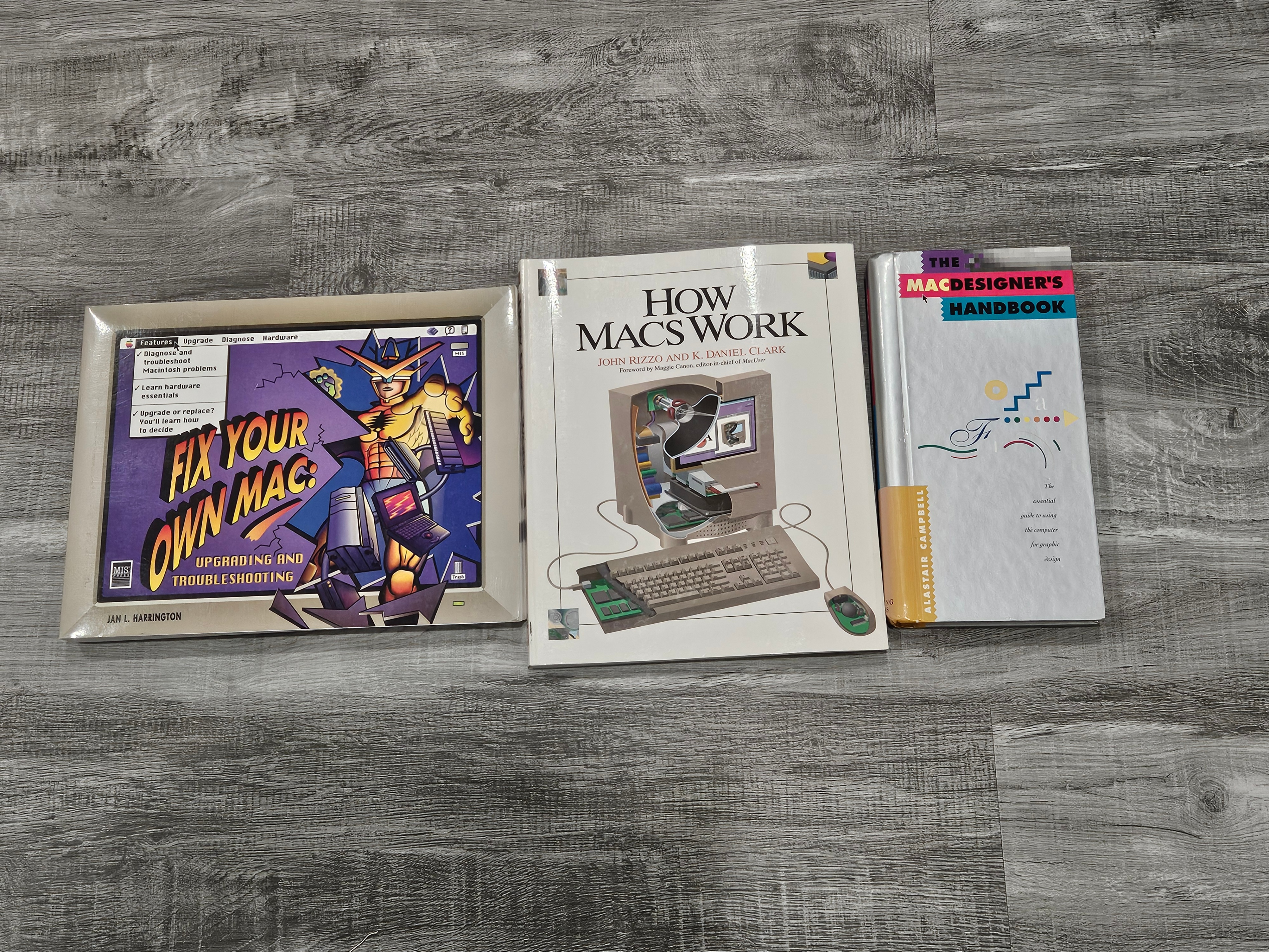 Vintage Apple Macintosh Books