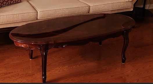 Wooden Coffee Table and Two Side Tables - photo 2