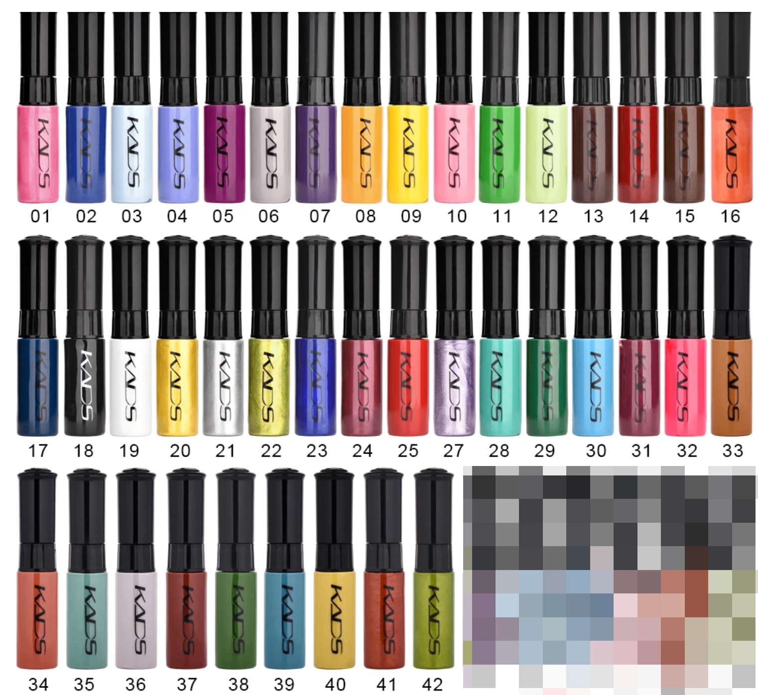 NEW 41 colors Nail Polish for Stamping Plates