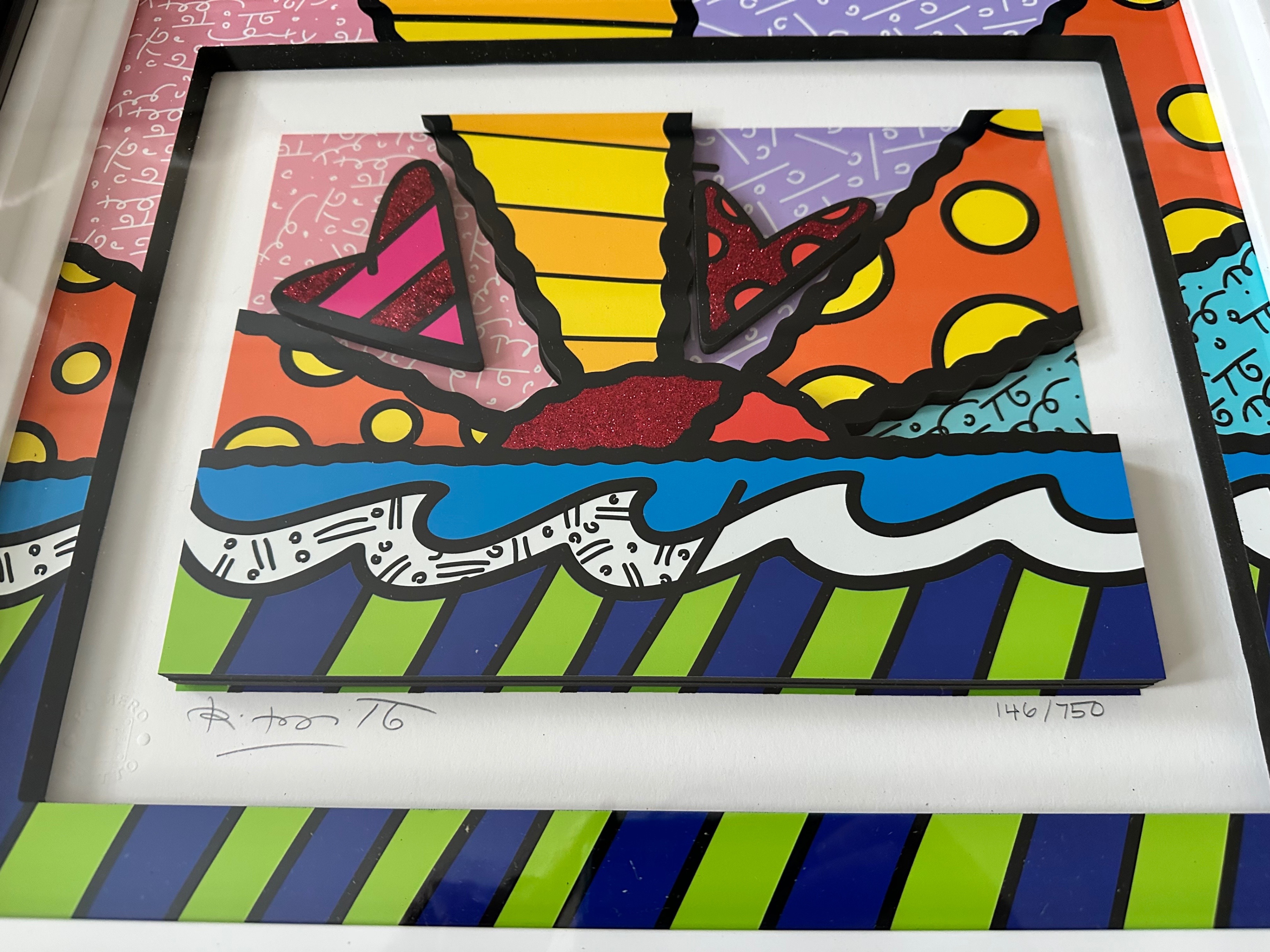 Romero Britto – “Heart Sunrise” (2020) - photo 2