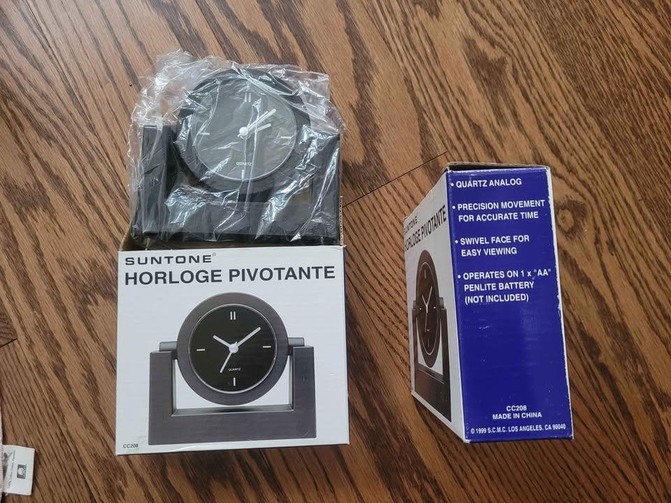 New Suntone Horloge Pivotante Clocks x2 - photo 2