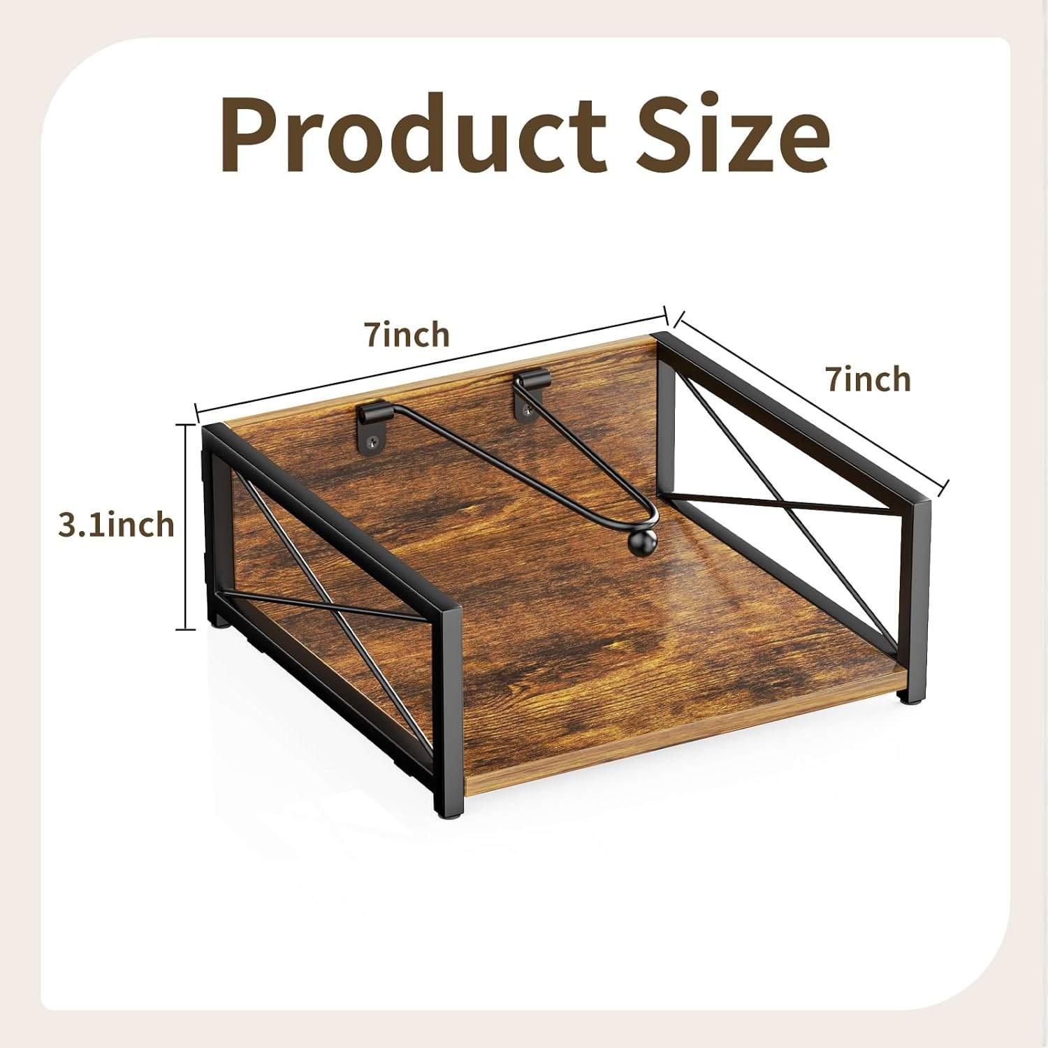 Napkin Holder - Famhouse Rustic Wood with Modern Vibe - photo 3
