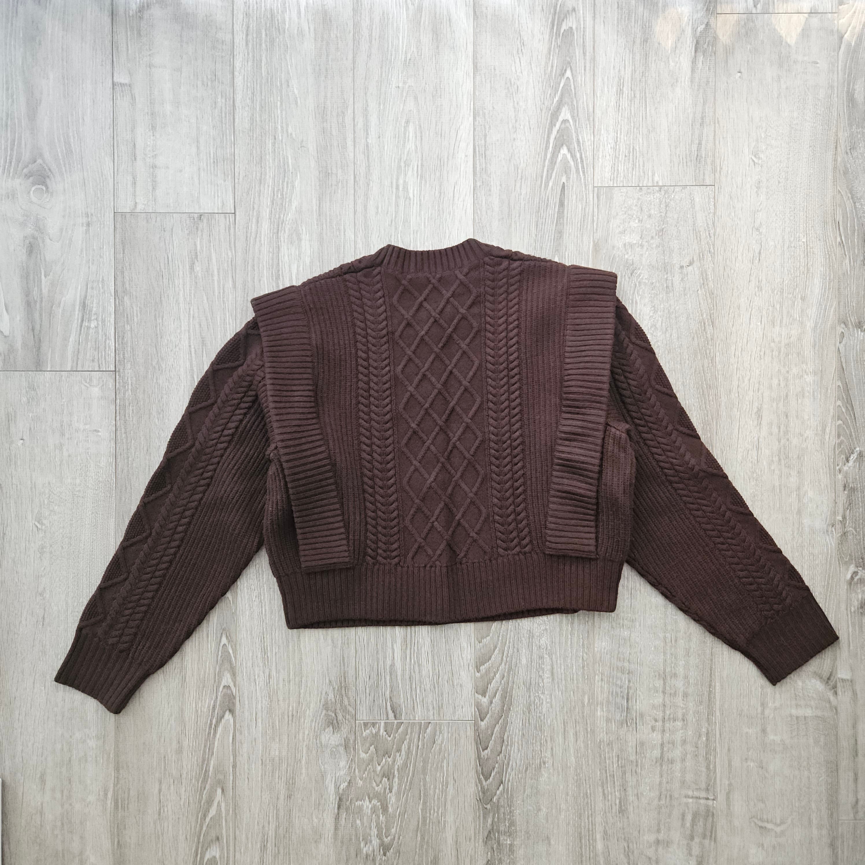 (New) Babaton - Chocolate brown merino wool sweater - photo 3