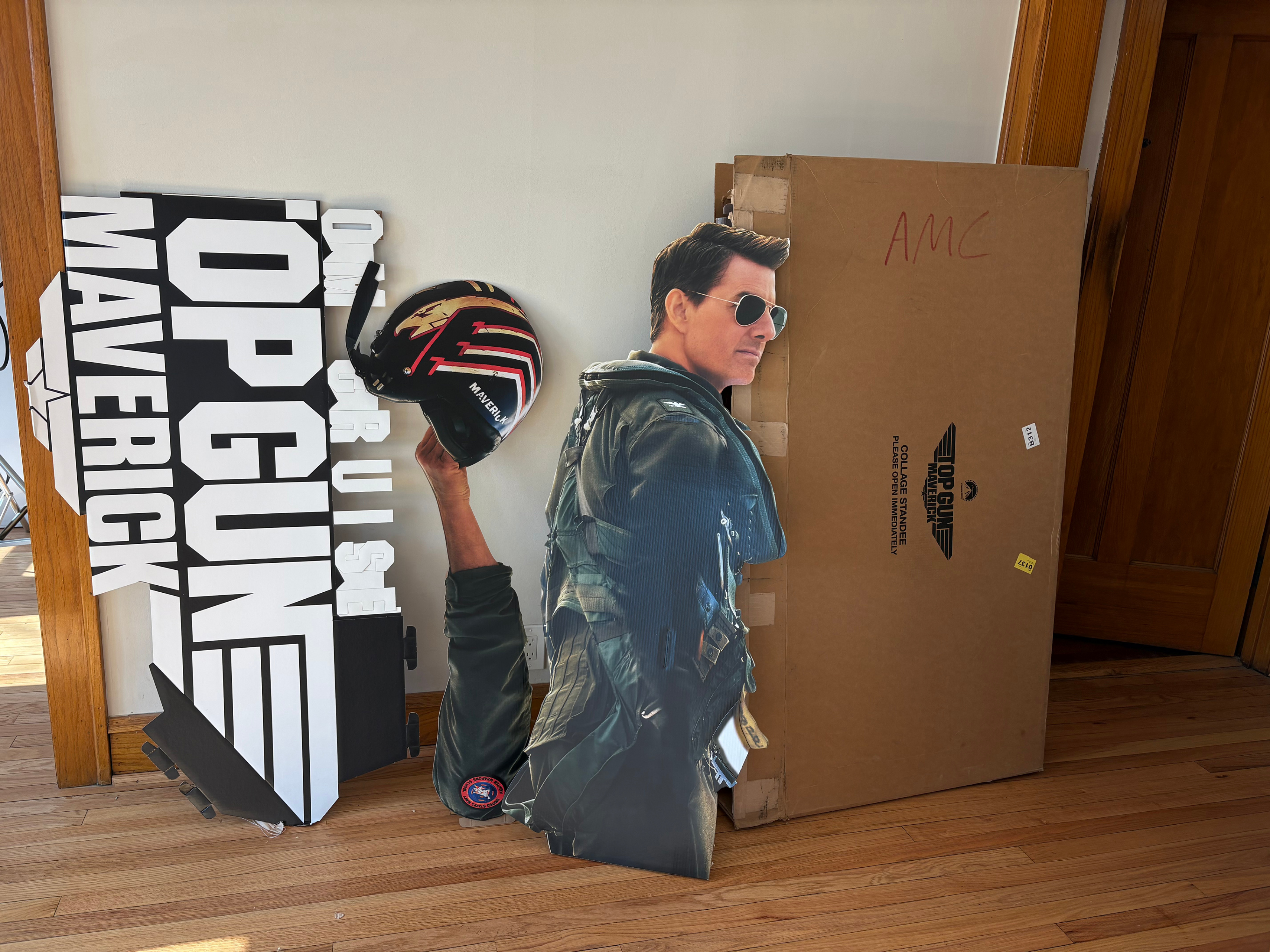 TOP GUN MAVERICK large theater cardboard display