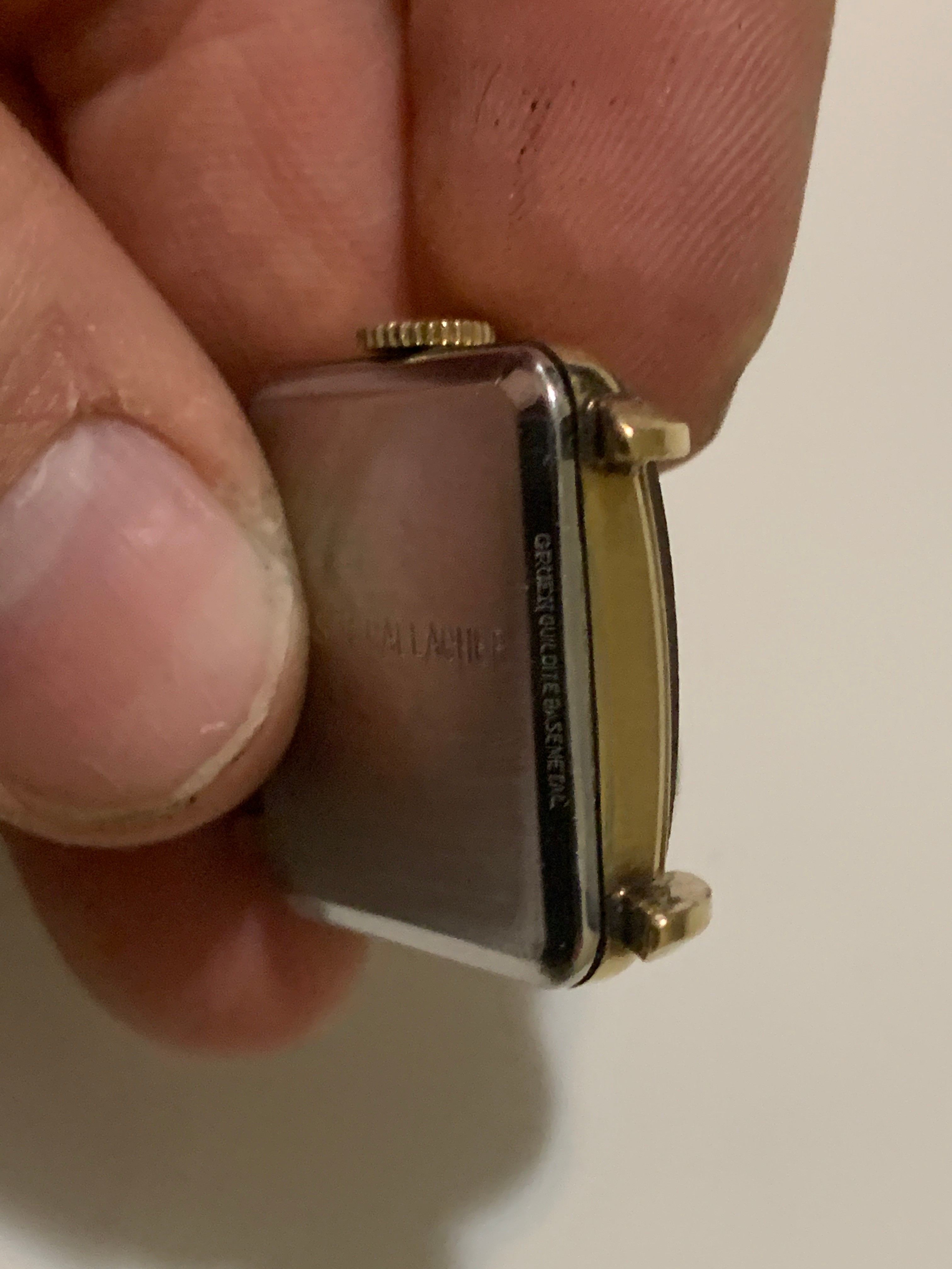 1950s GRUEN 425SS 10KGF Veri-Thin 17J Manual Watch For Repair - photo 5