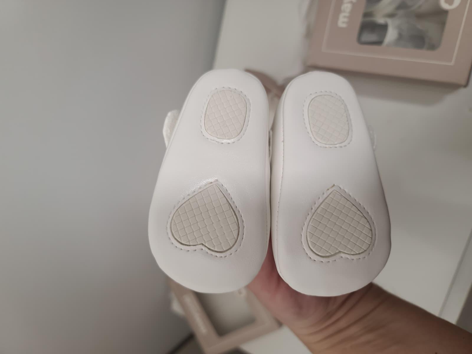 Mayoral Newborn White Baby Shoes - Size17 and 18 - photo 4