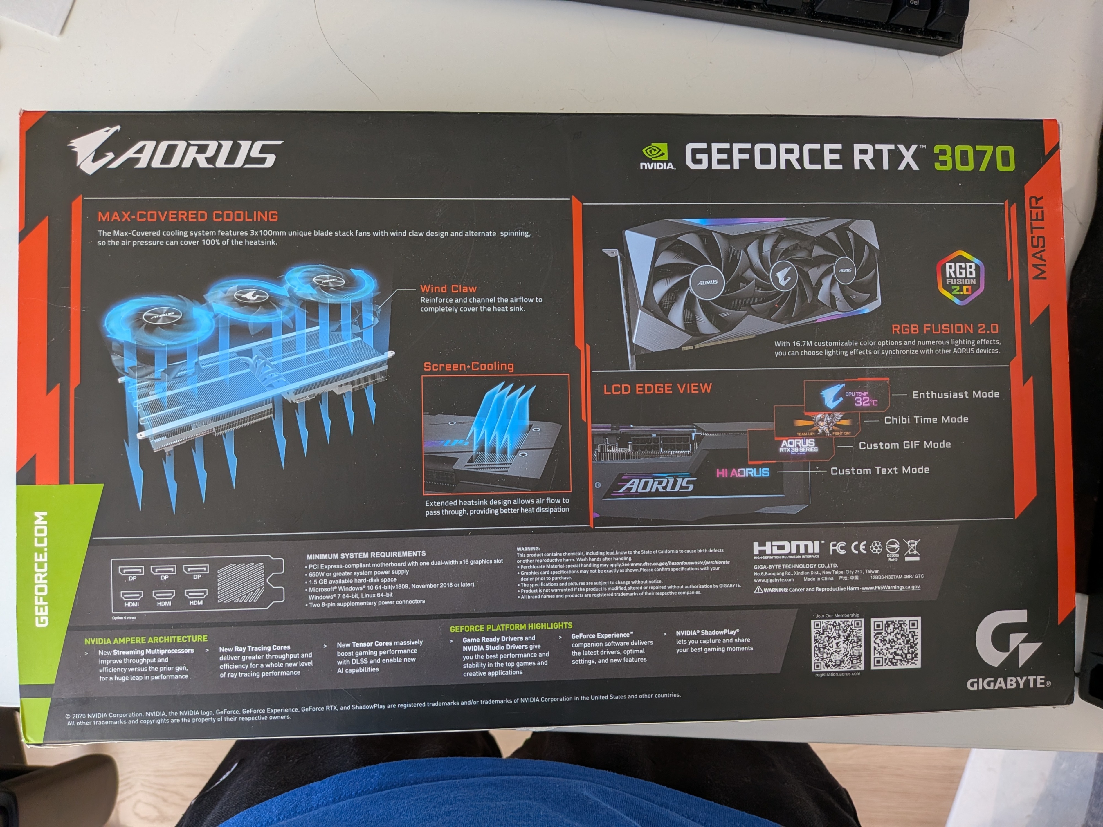 Gigabyte AORUS Master RTX 3070 - photo 4