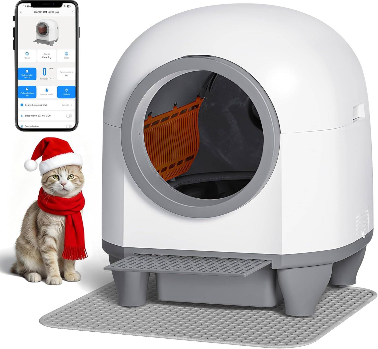 GUNJI Automatic Self-Cleaning Litter Box – Excellent Condition