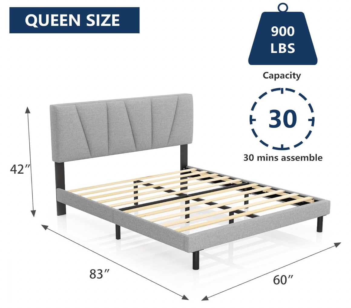 Upholstered Bed Frame Queen size - photo 2