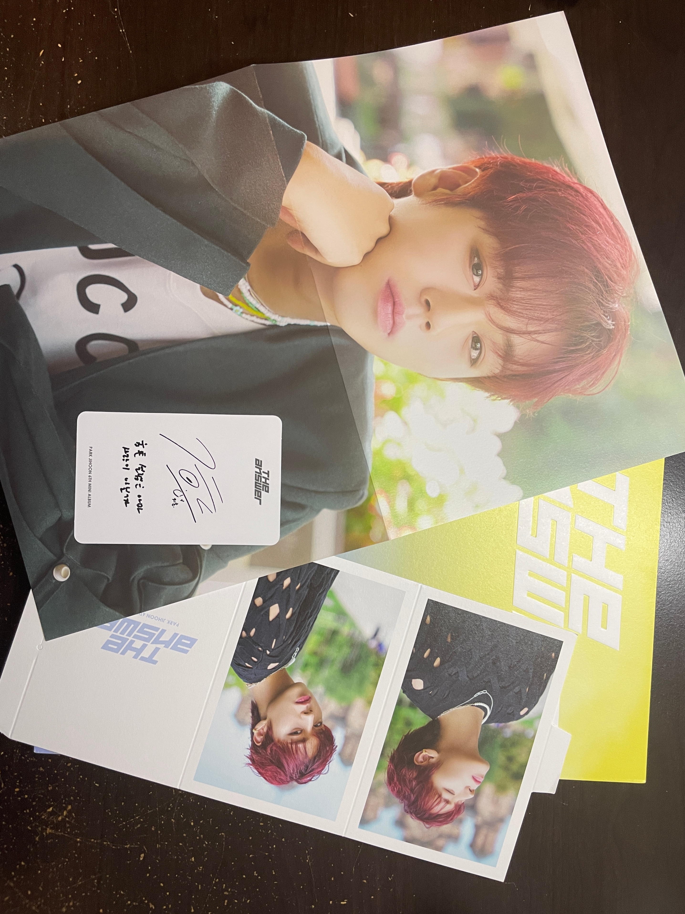 [WITH PC] Park Jihoon - THE ANSWER Day Ver. Kpop Album - photo 2