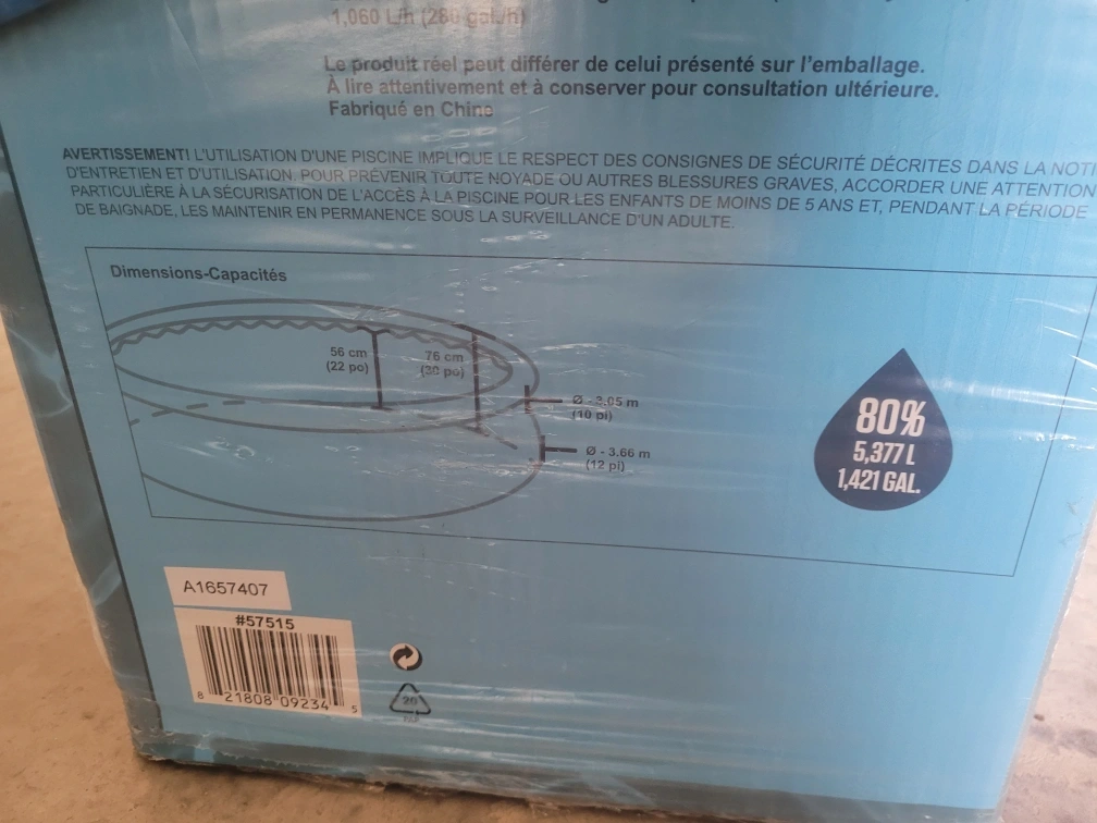 12 foot Easy set up Fill & Rise Bestway Hydrium Pool. - photo 3