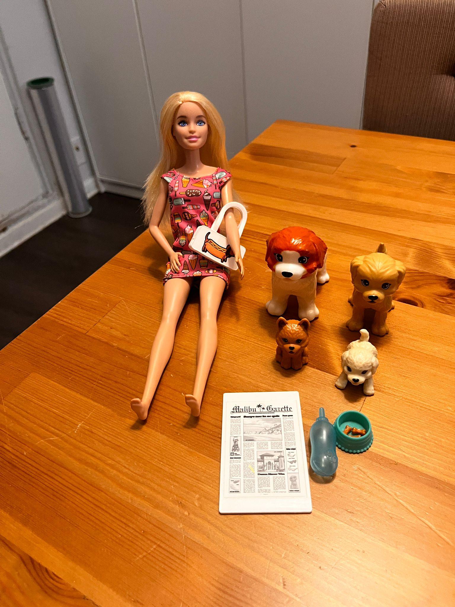 Barbie dog babysitter