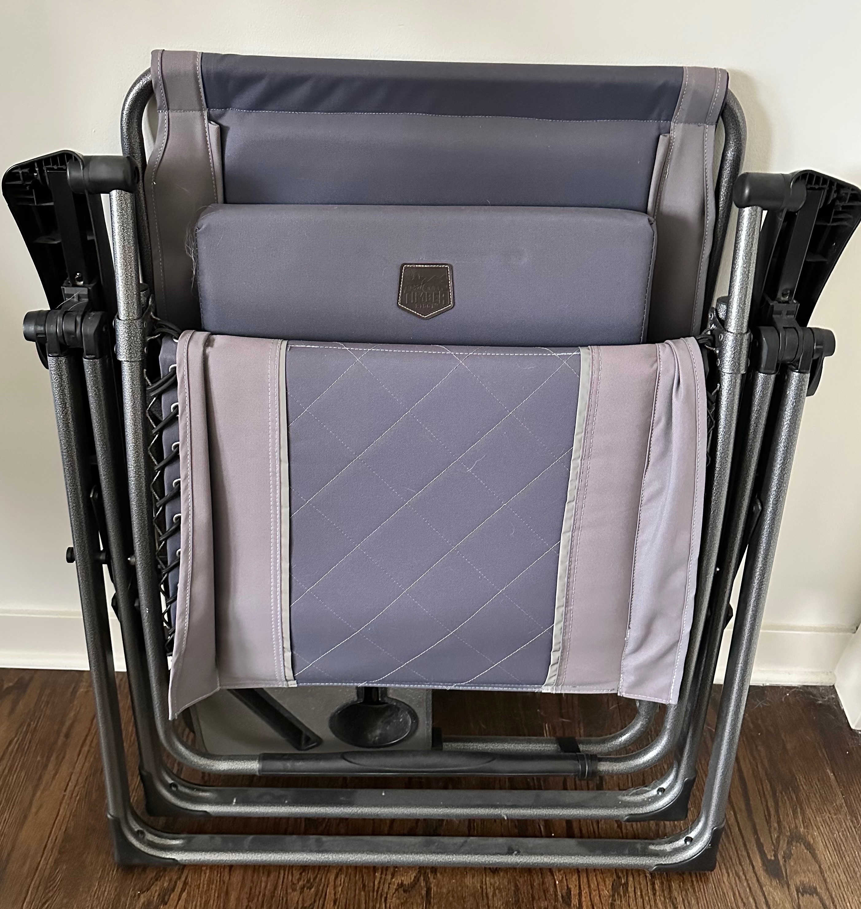2 Timber Ridge Zero Gravity Loungers with securing clip