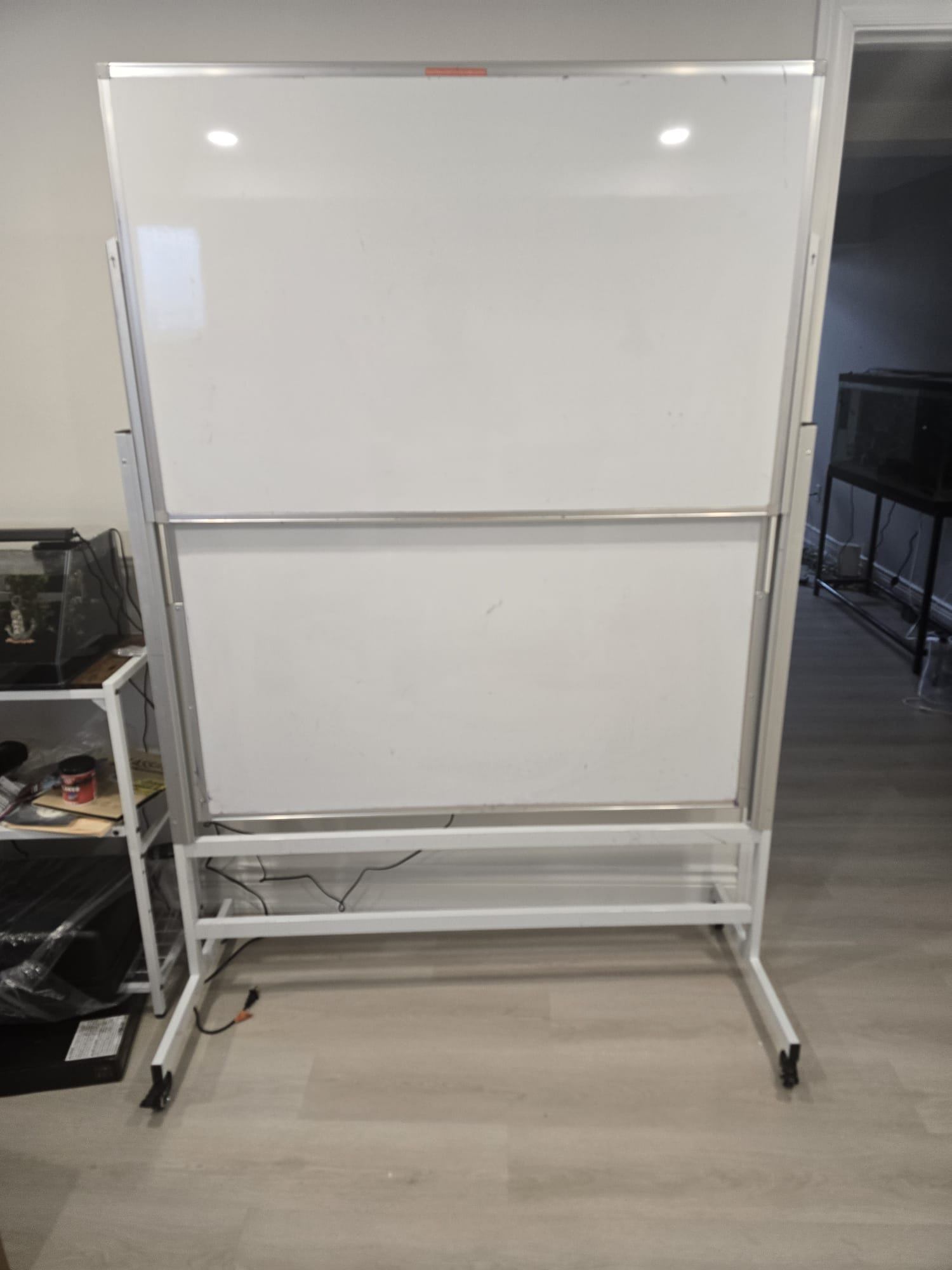 Extra Large Mobile Double-Sided Whiteboard (48" x 76")–Vertical