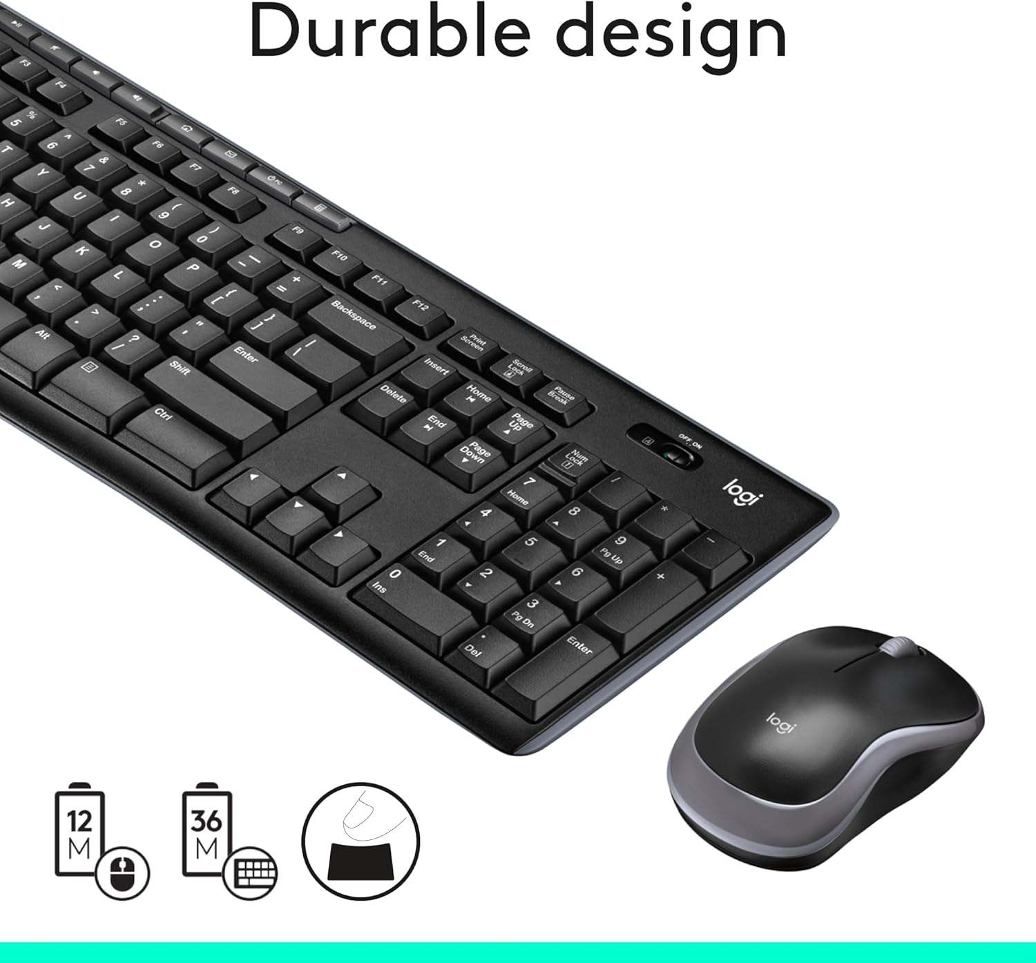Logitech MK270 Wireless Keyboard and Mouse Combo - photo 2