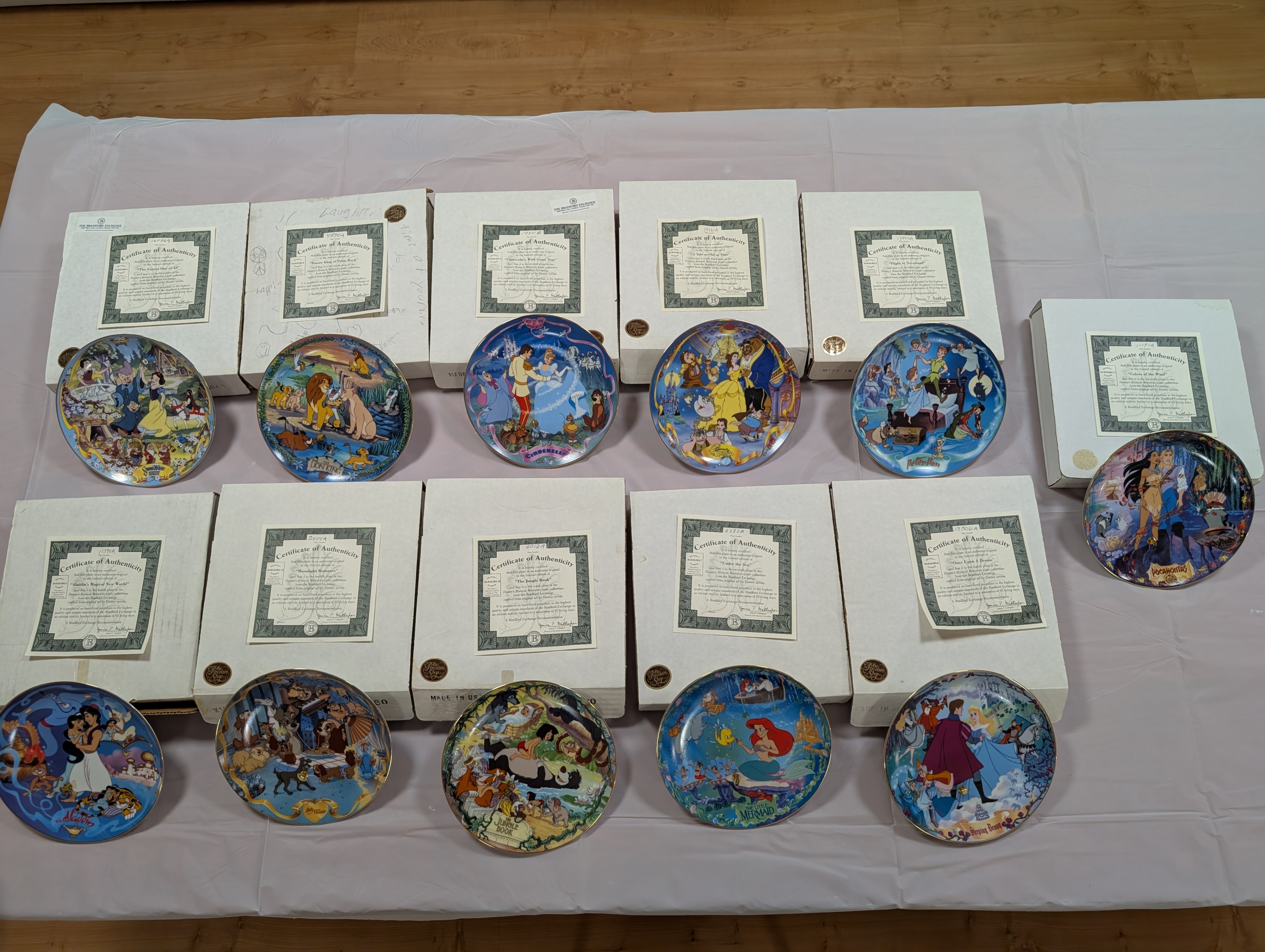 Bradford Exchange Disney “Musical Memories” Collector Plates