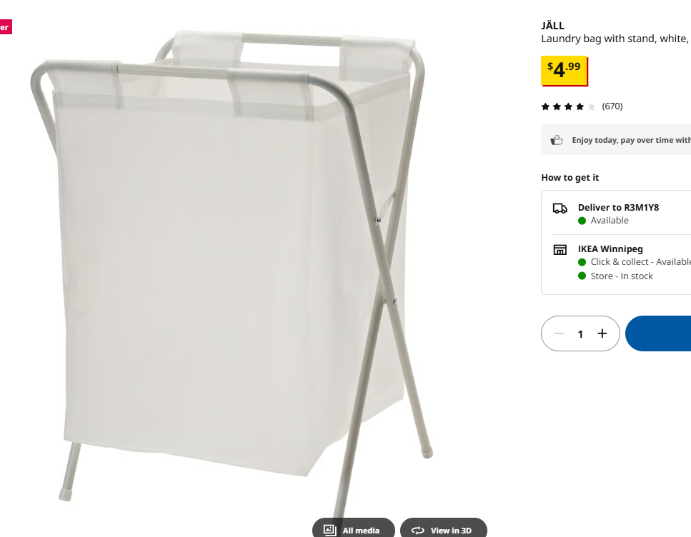 IKEA Storage + Laundry + Ring Light Bundle | $20 | Moving Sale