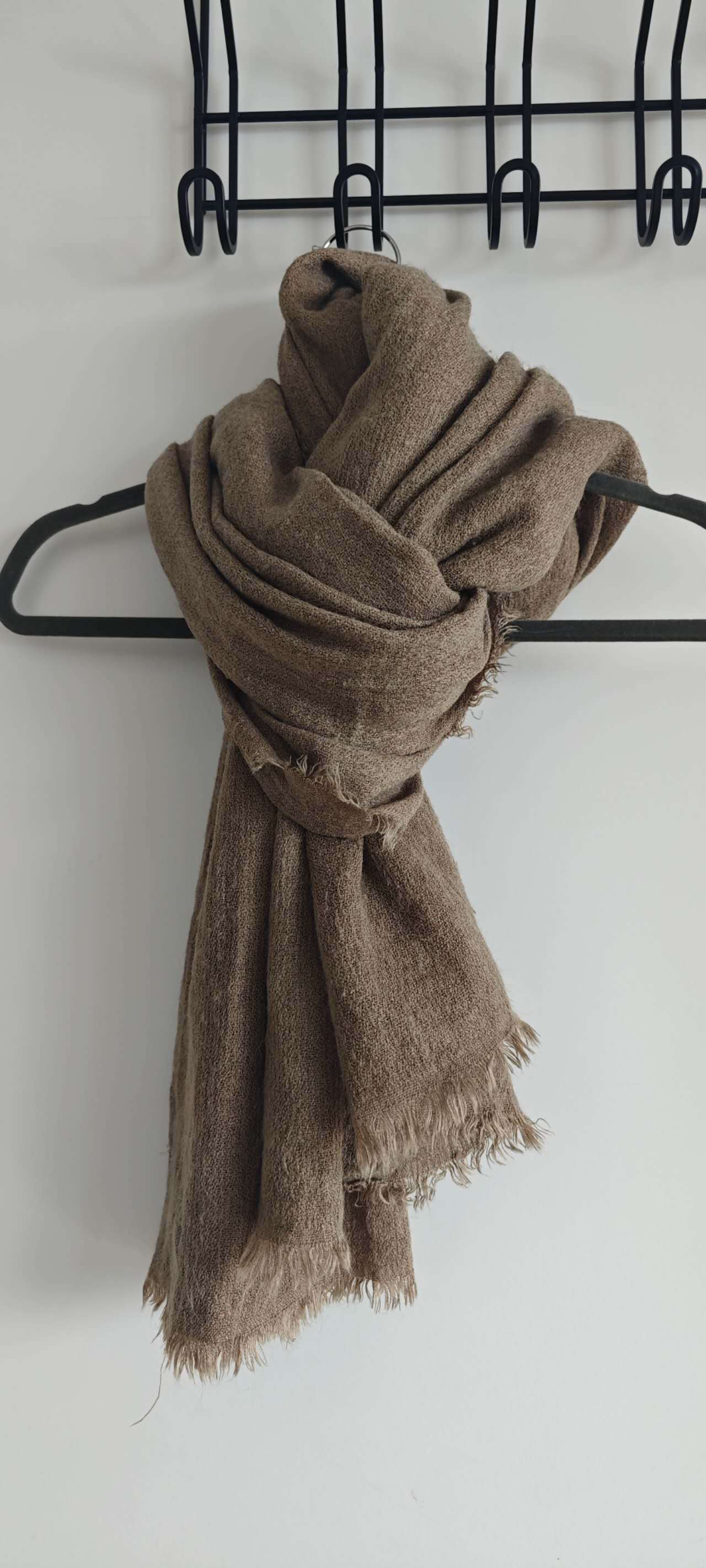 ZARA Light Camel Fringed Scarf | Like New – $5 CAD - photo 2
