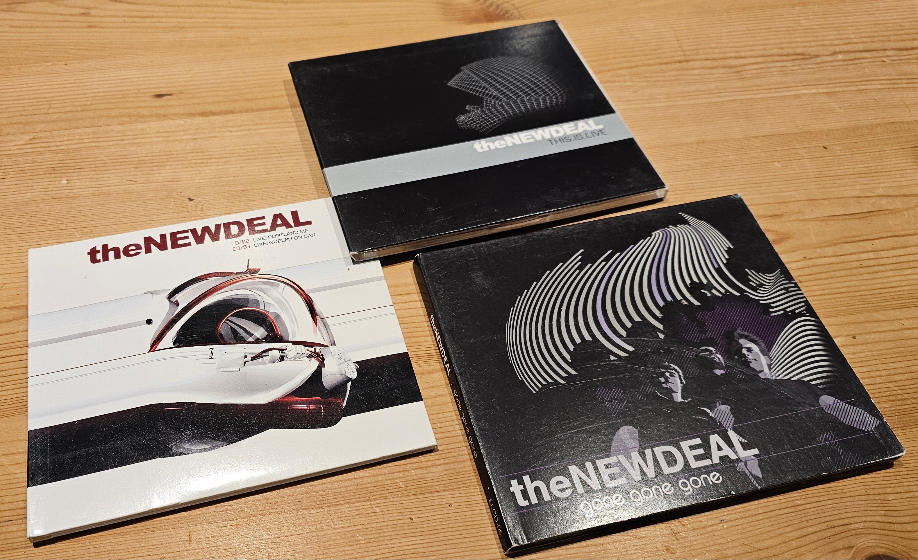 Three CDs from theNEWDEAL (priced below)