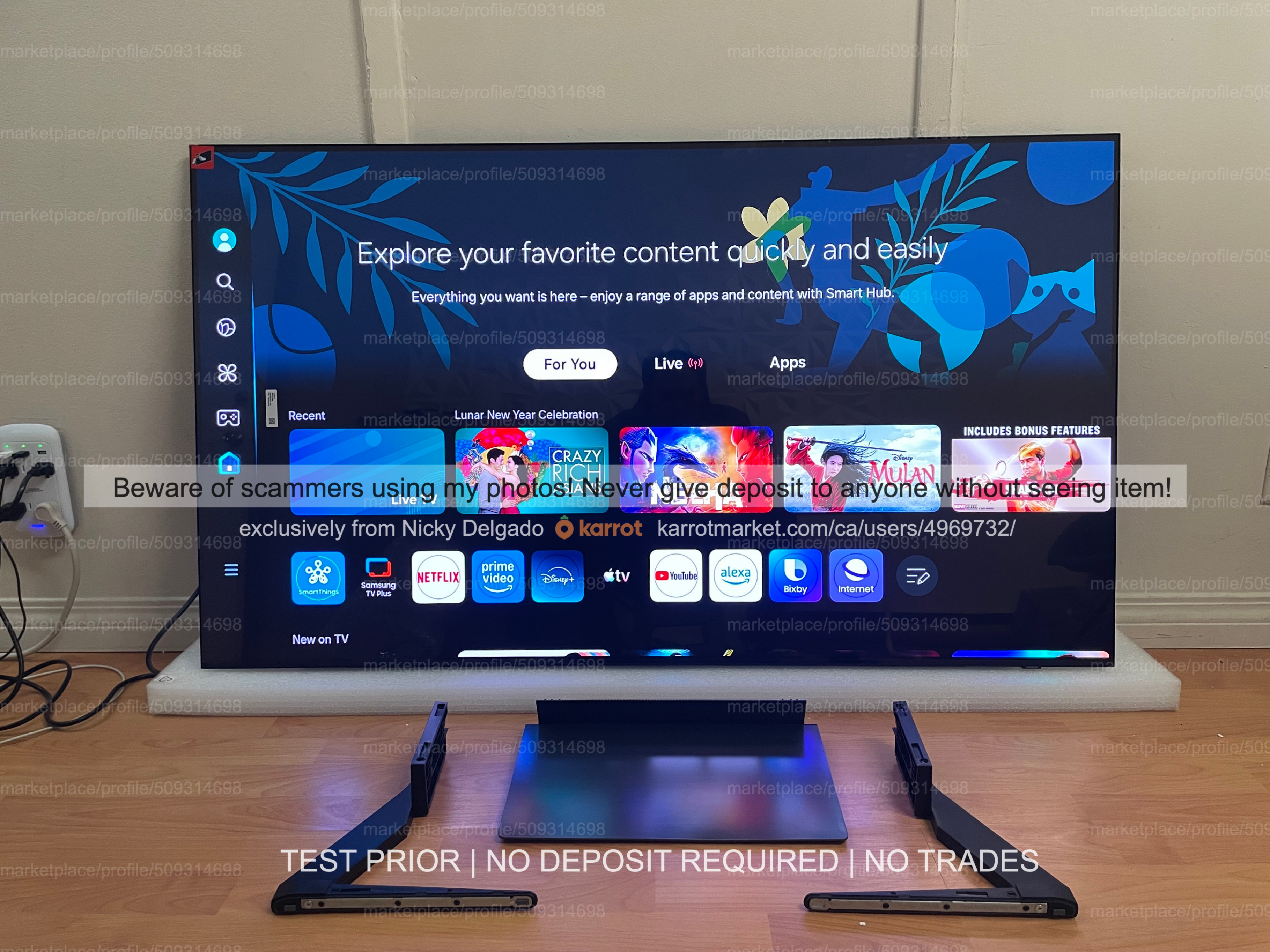 NEW! Samsung 55" OLED QN55S90D | 4K 120hz VRR Gaming Smart TV