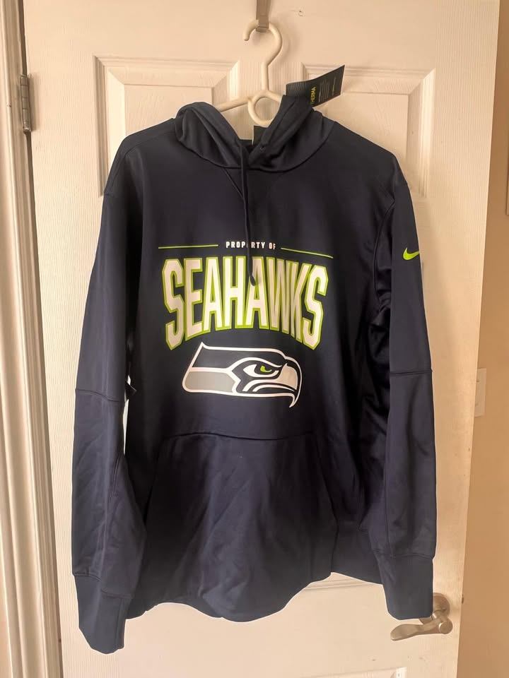NIKE Seahawks Mens Pullover Dri-Fit Size XL