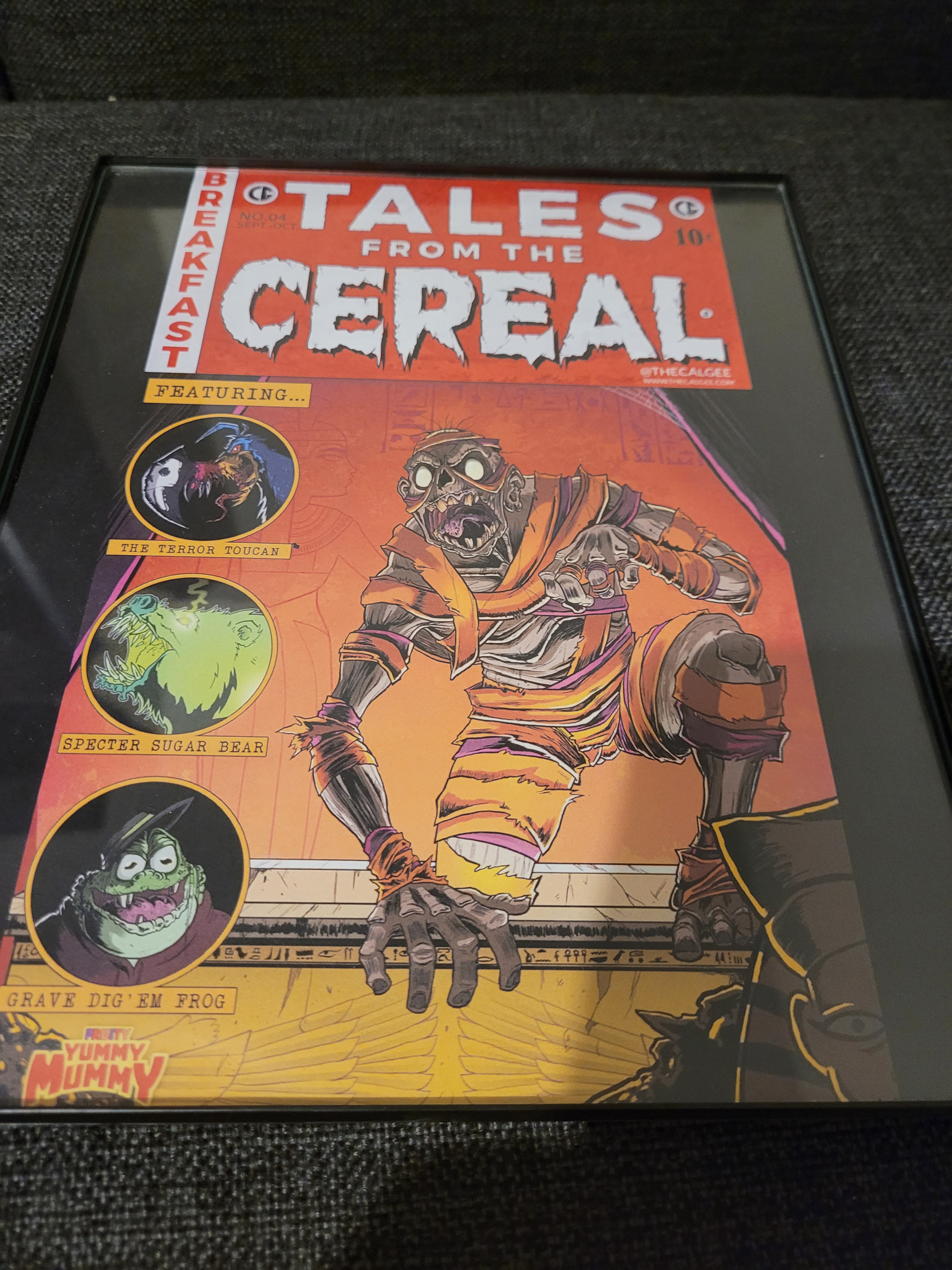 Set of 5 "Tales from the Cereal" framed prints - photo 5