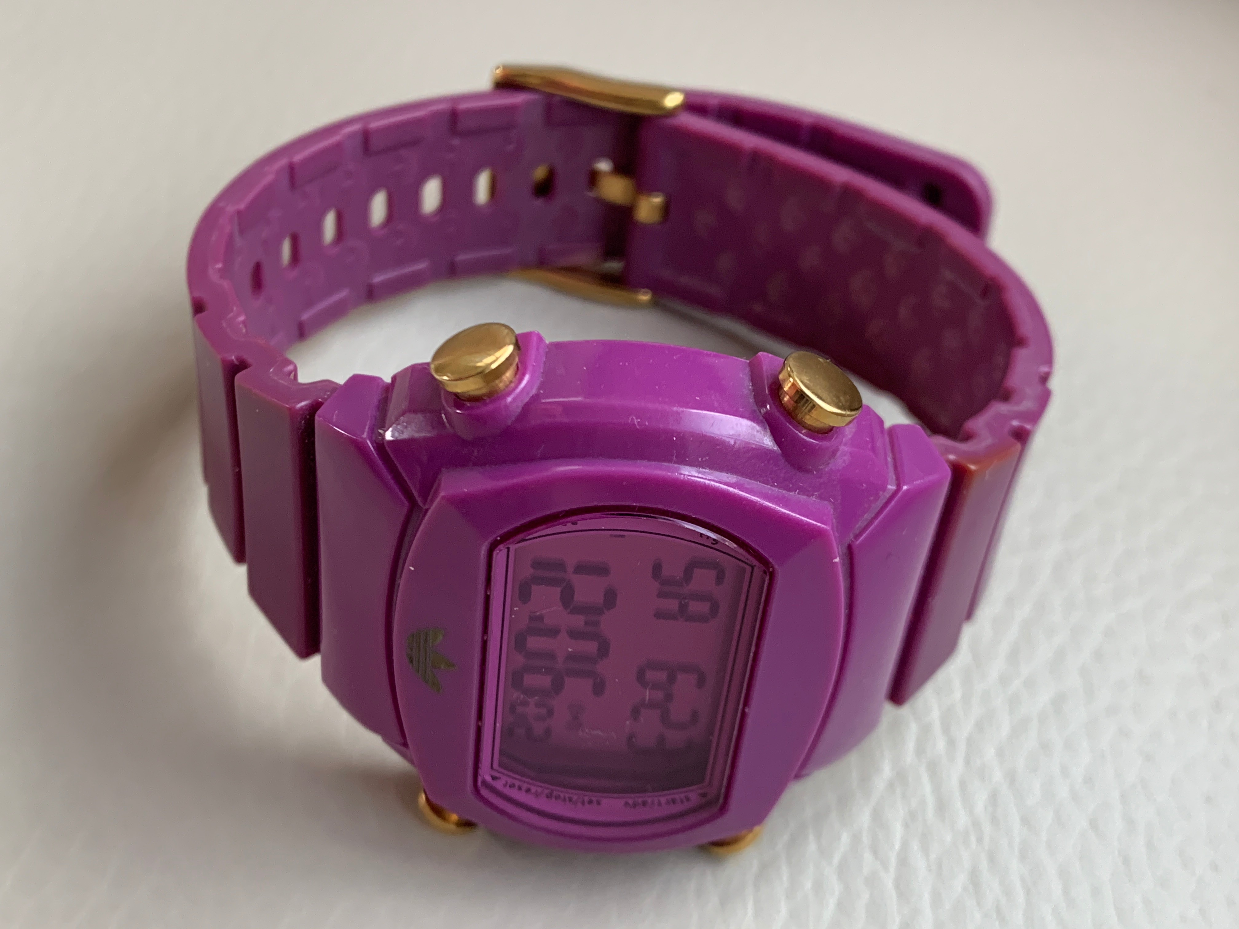 Adidas Purple Candy Digital Sport Watch Model No. ADH6082 - photo 2