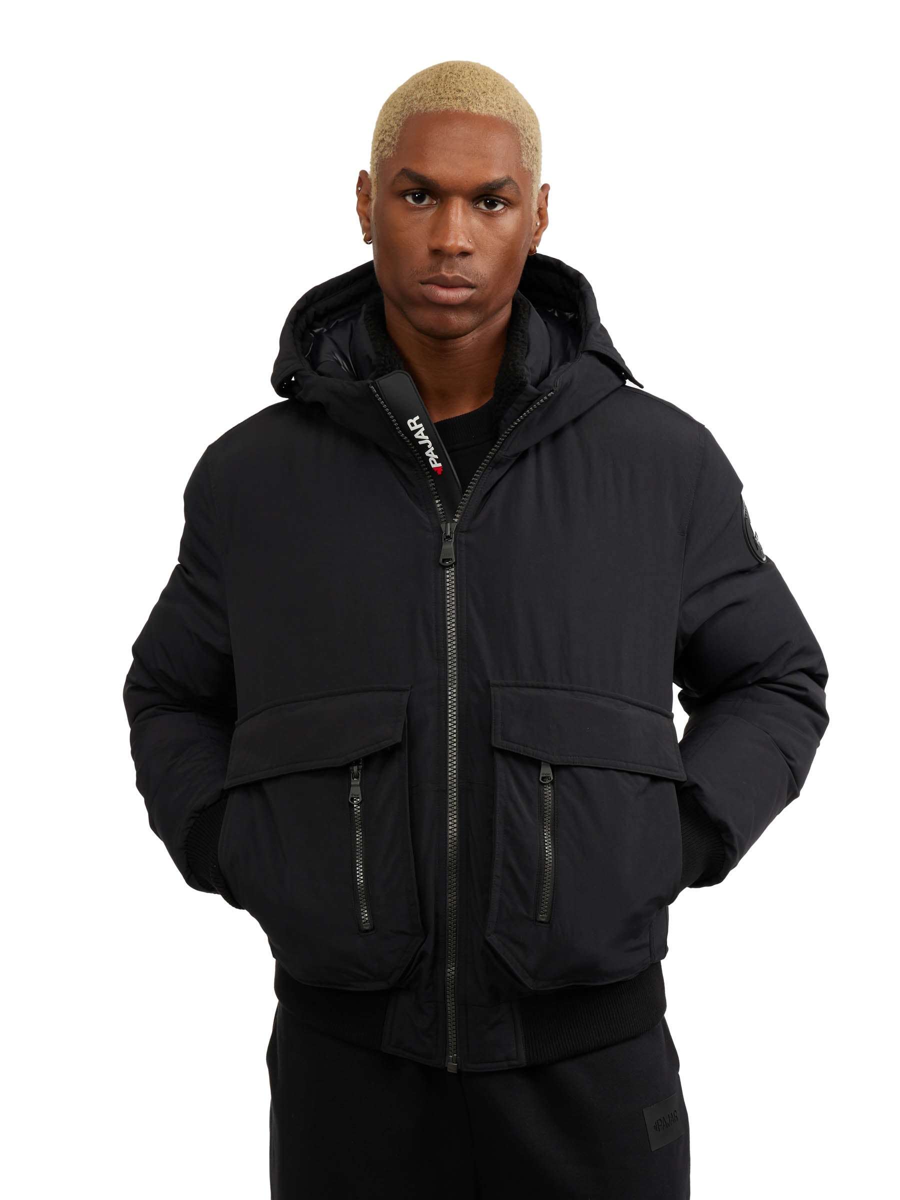 Pajar Astro Men’s Bomber Jacket with Fixed Hood