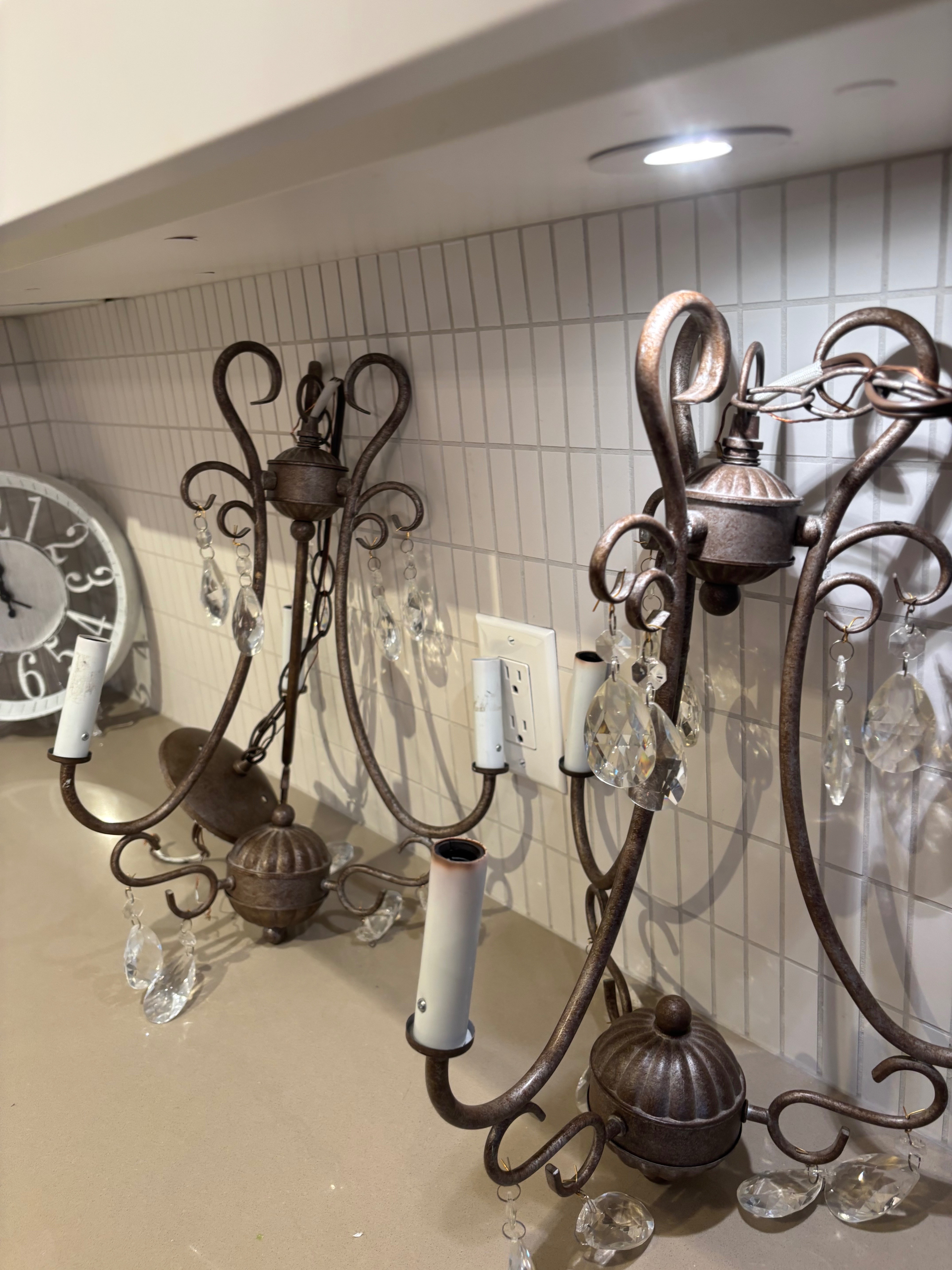 Three light chandelier - photo 2