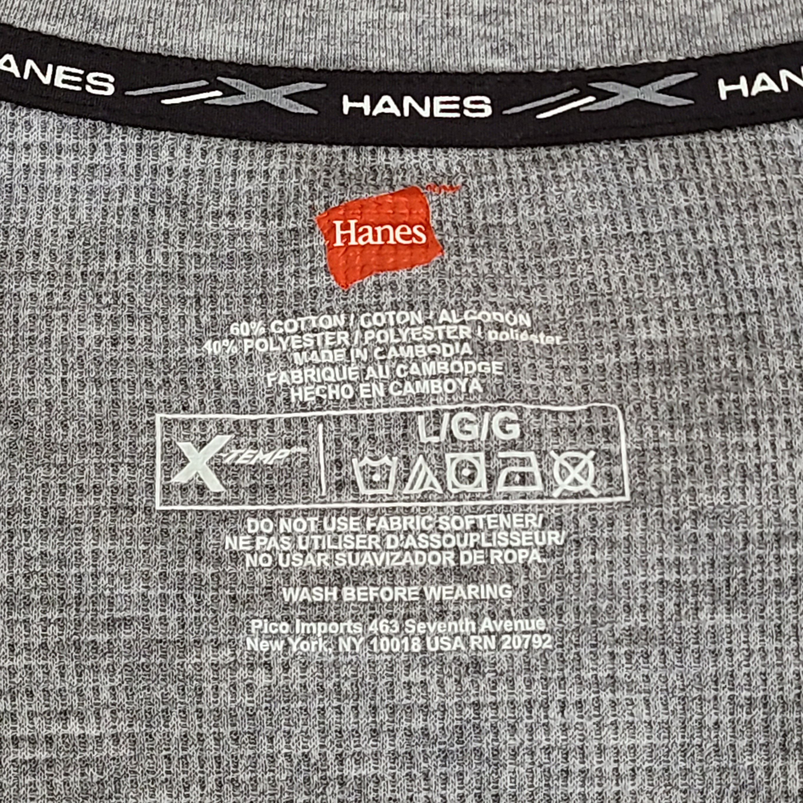 Hanes 60/40 Ringspun Cotton/Polyester X-Temp Long-Sleeve T-Shirt - photo 3