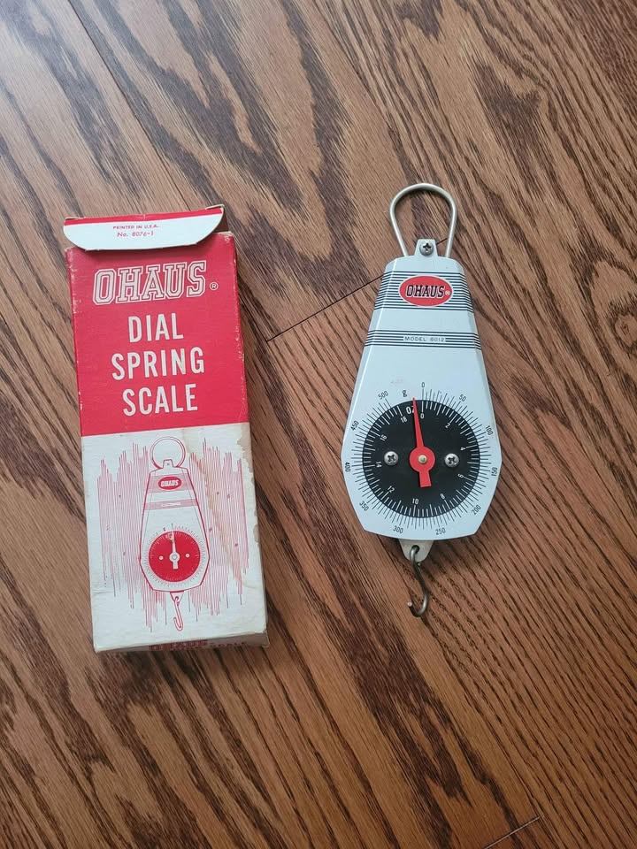 Ohaus Dial Spring Scale & Wing Corkscrew